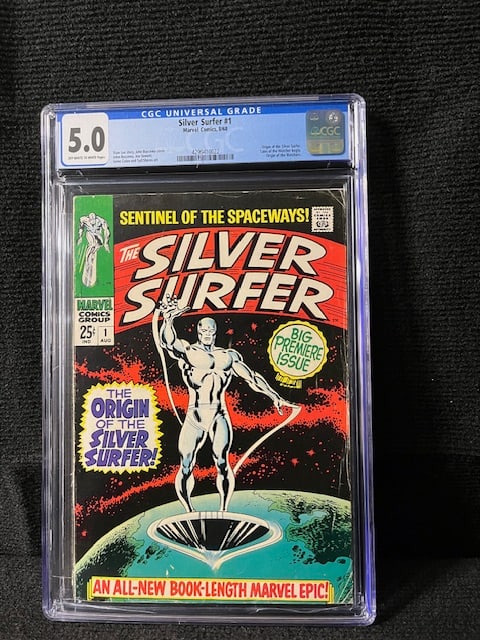 Silver Surfer 1 CGC 5.0 FMV $600 (1 of 1)