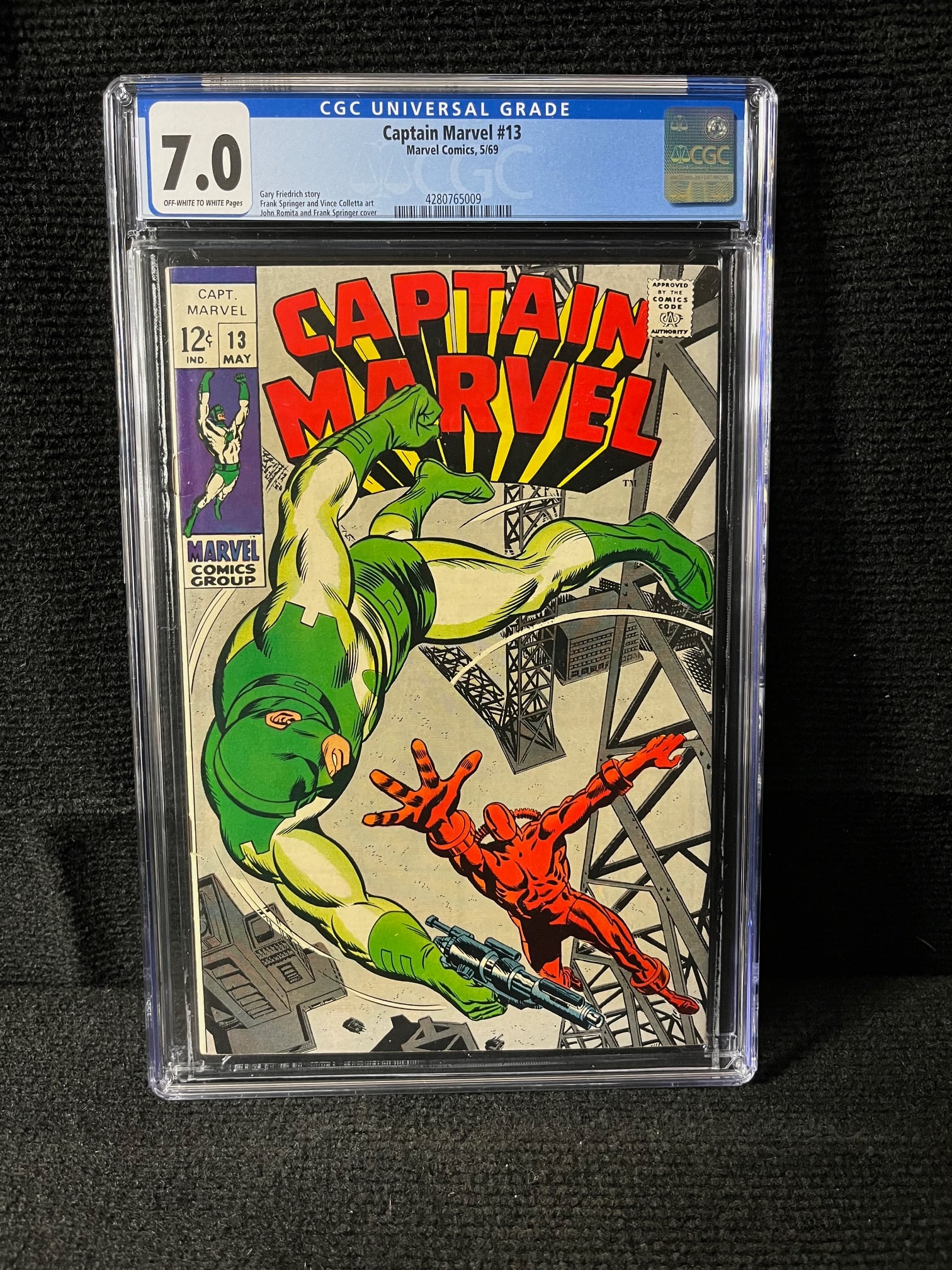 Captain Marvel 13 CGC 7.0 (1 of 1)