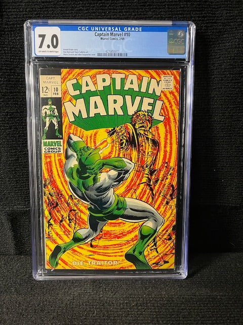 Captain Marvel 10 CGC 7.0 (1 of 1)