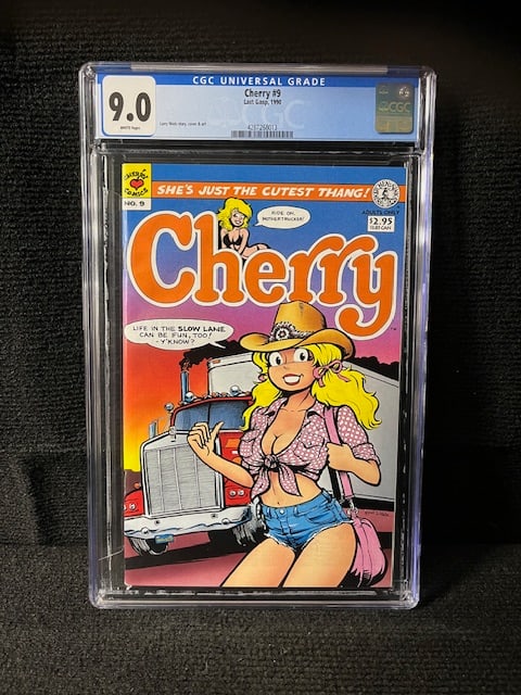 Cherry 9 CGC 9.0: We are a veteran owned company. Please look at the pictures carefully to determine what you believe the condition of collectible is. We are currently accepting consignments. Email us a aeronhouse1994@