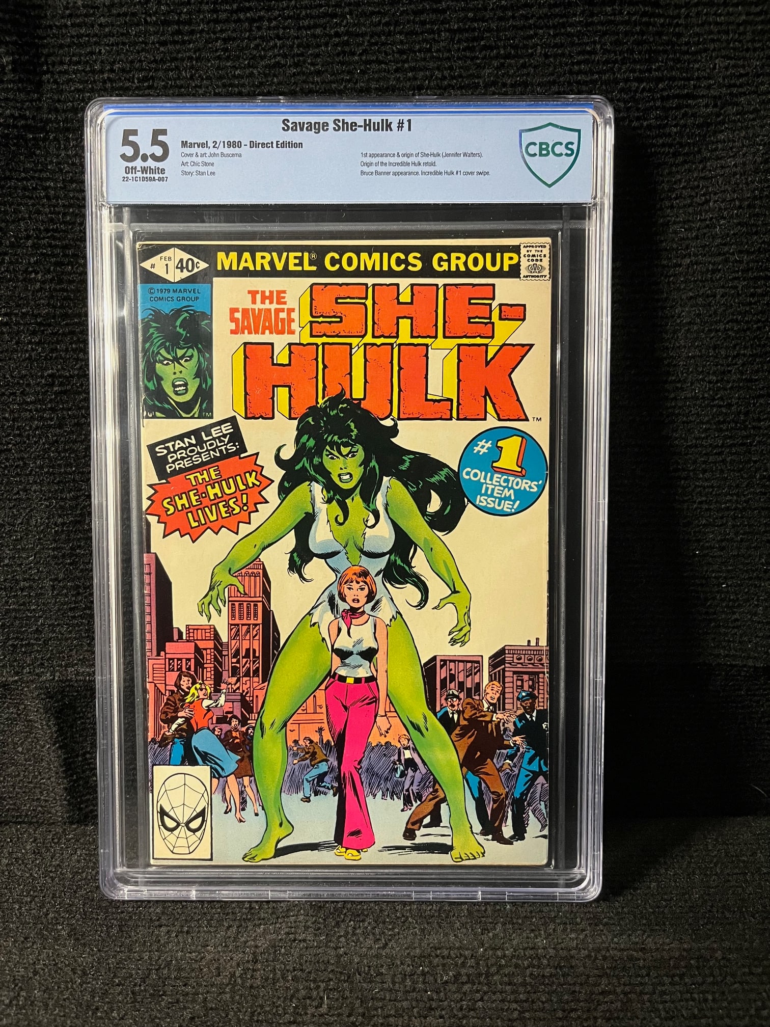 She Hulk 1 CBCS 5.5 1st app She Hulk (1 of 1)