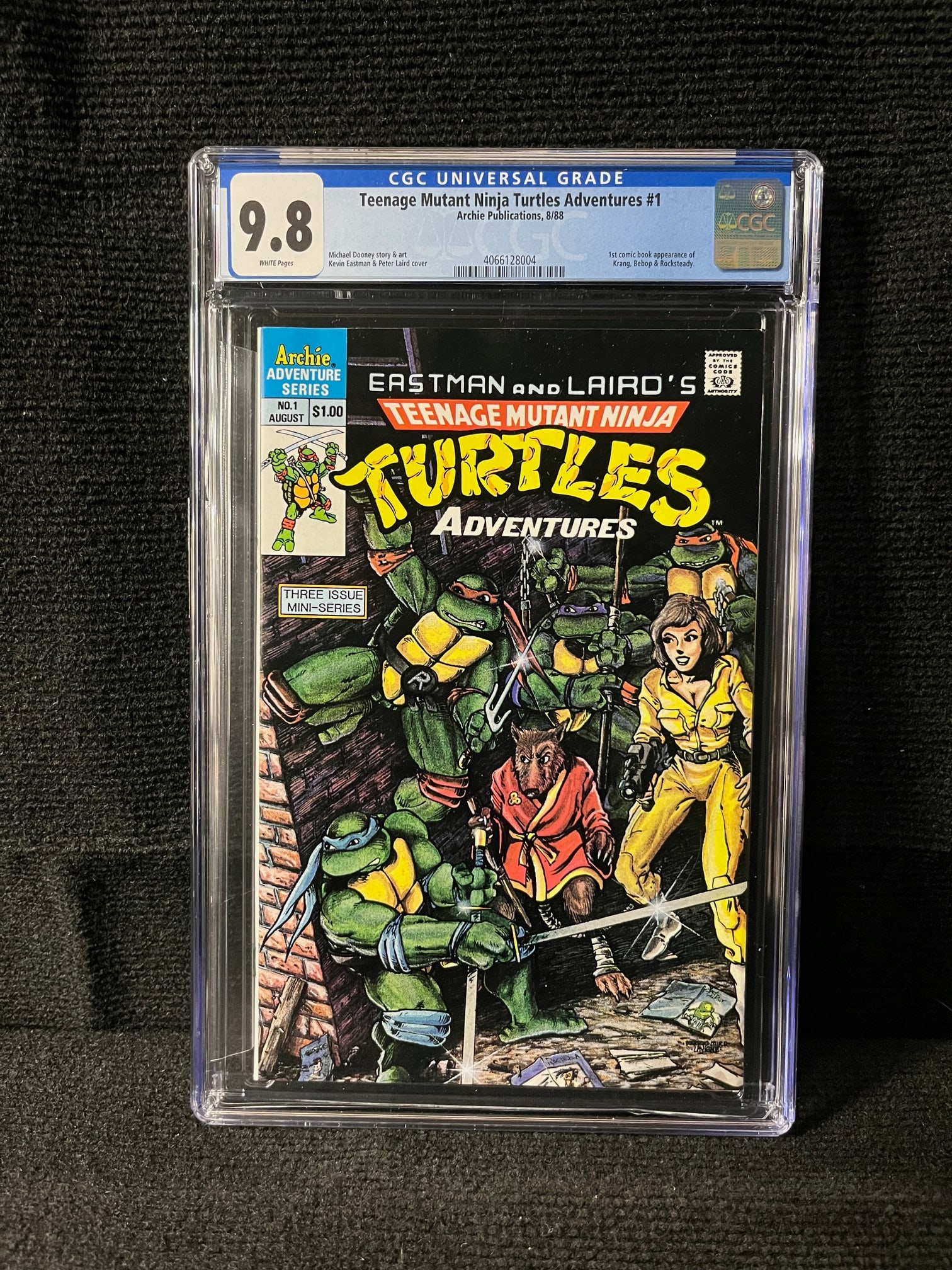 Teenage Mutant Ninja Turtles 1 CGC 9.8 Archie Series: We are a veteran owned company. Please look at the pictures carefully to determine what you believe the condition of collectible is. We are currently accepting consignments. Email us a aeronhouse1994@
