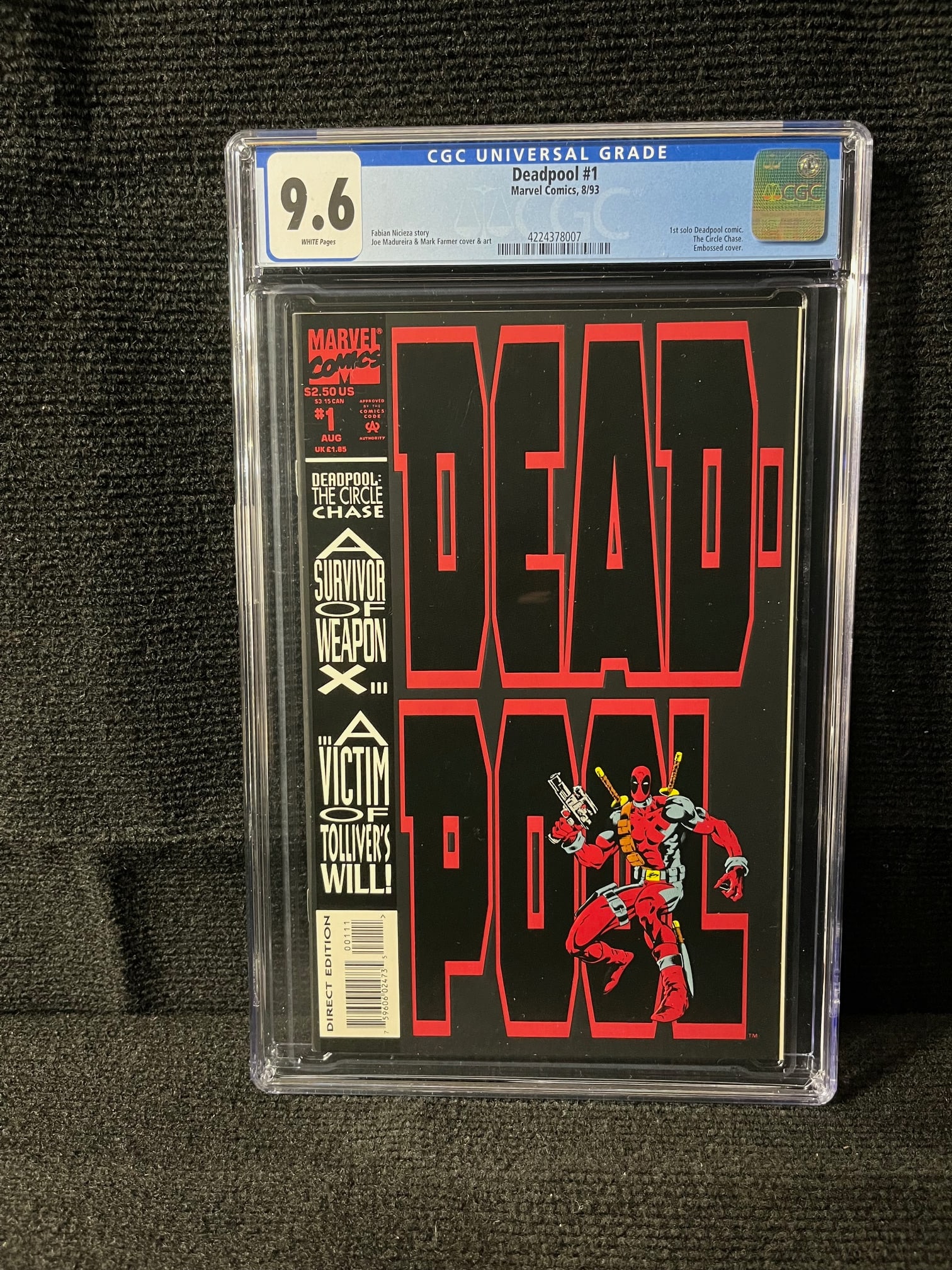 Deadpool 1 CGC 9.6 (1 of 1)