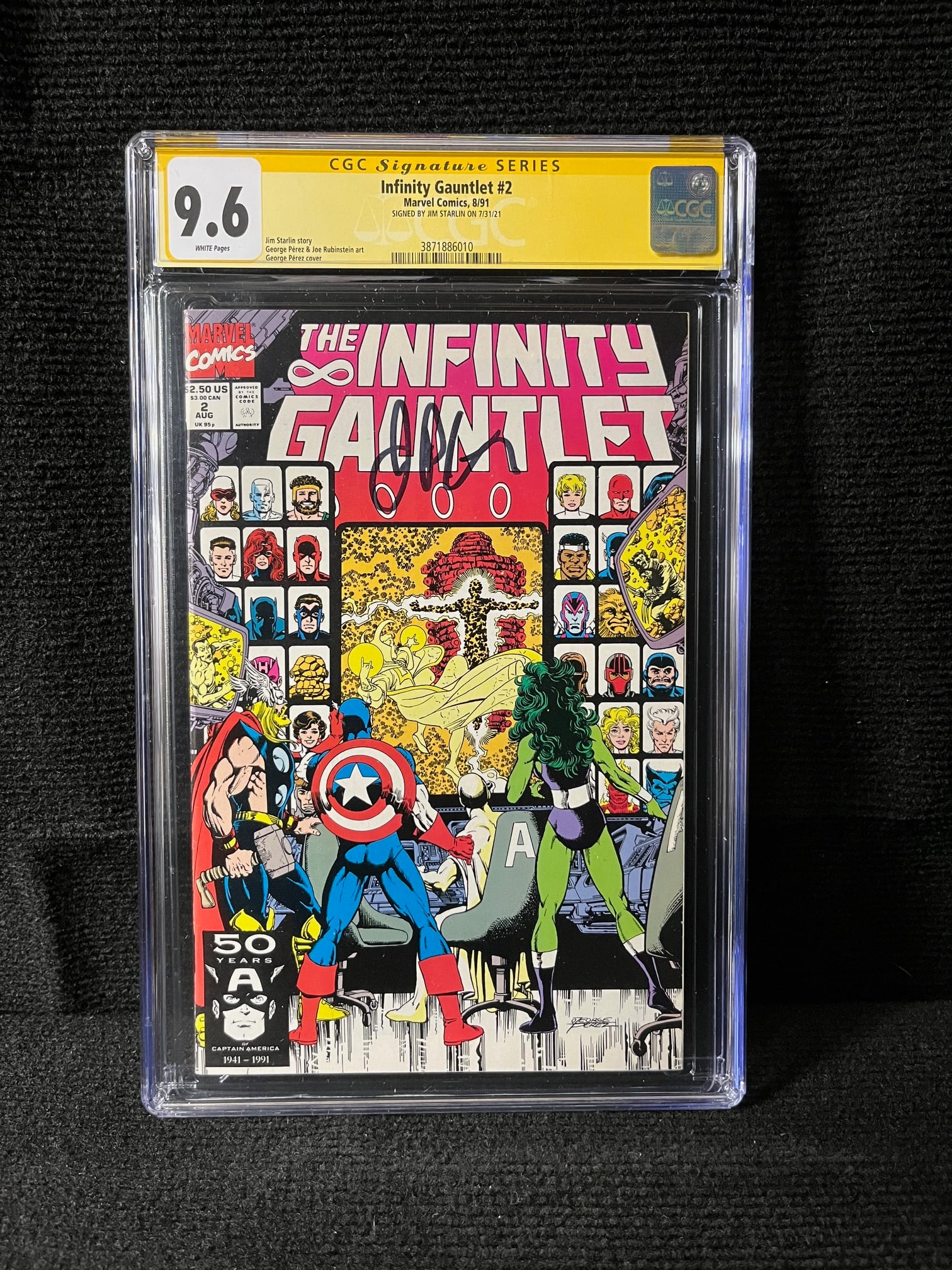 Infinity Gauntlet 2 CGC SS 9.6 by Jim Starlin (1 of 1)