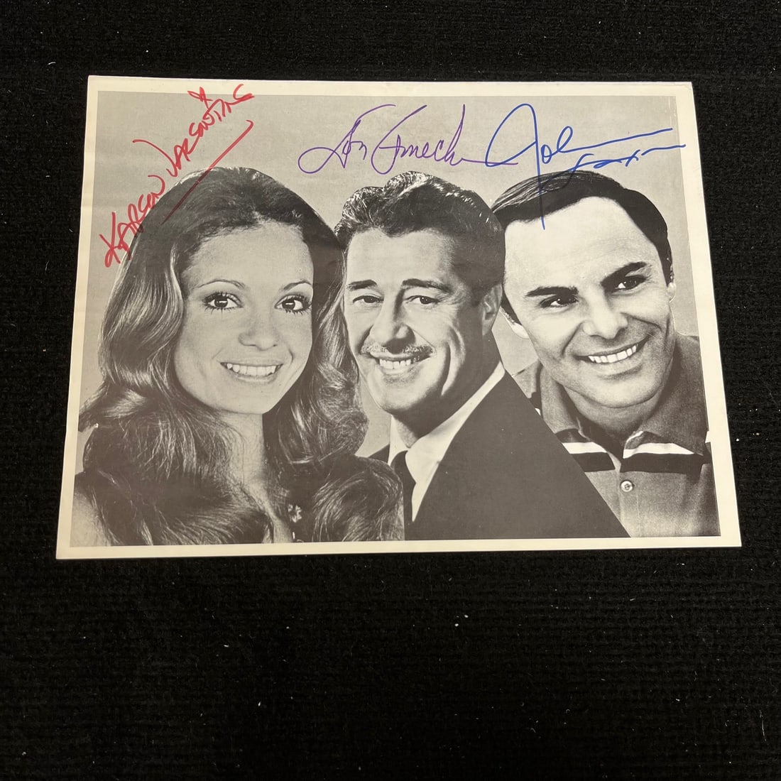 Karen Valentine, Don Ameche, John Saxon Signed Playbill W/ LOA (1 of 3)