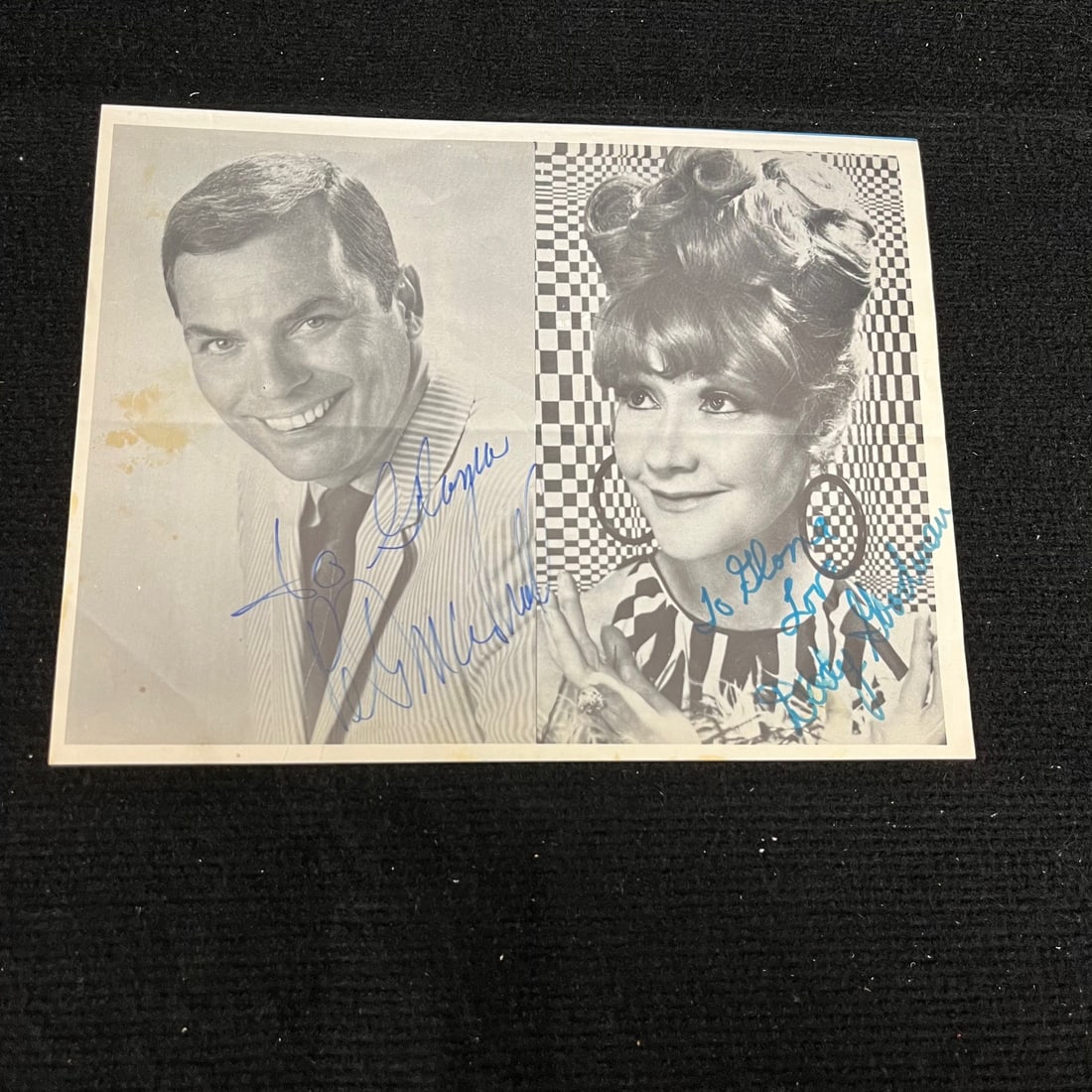 Peter Marshall  & Dody Goodman Signed Playbill ++ W/ WW LOA (1 of 7)