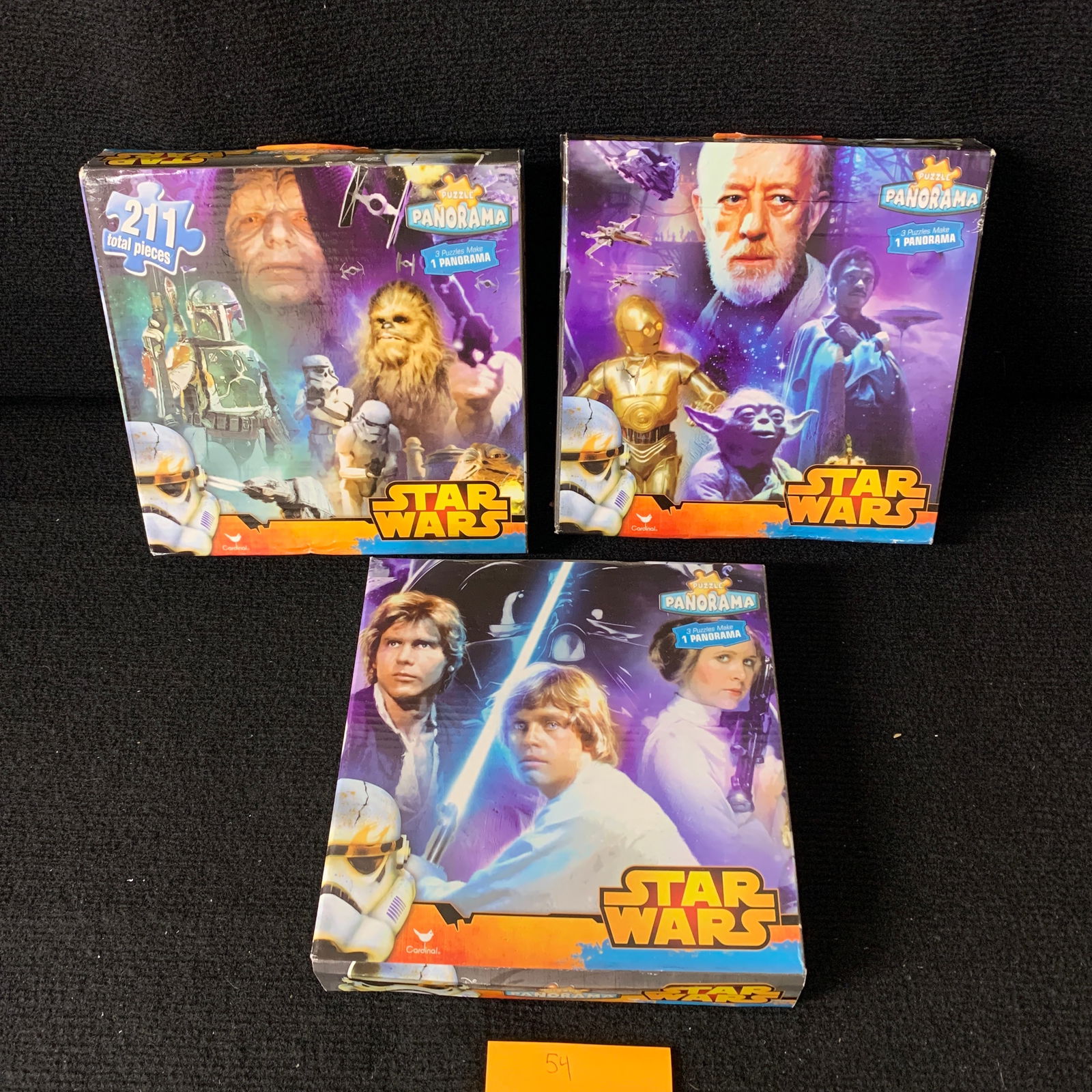 3 Vintage Star Wars Puzzles. (1 of 2)