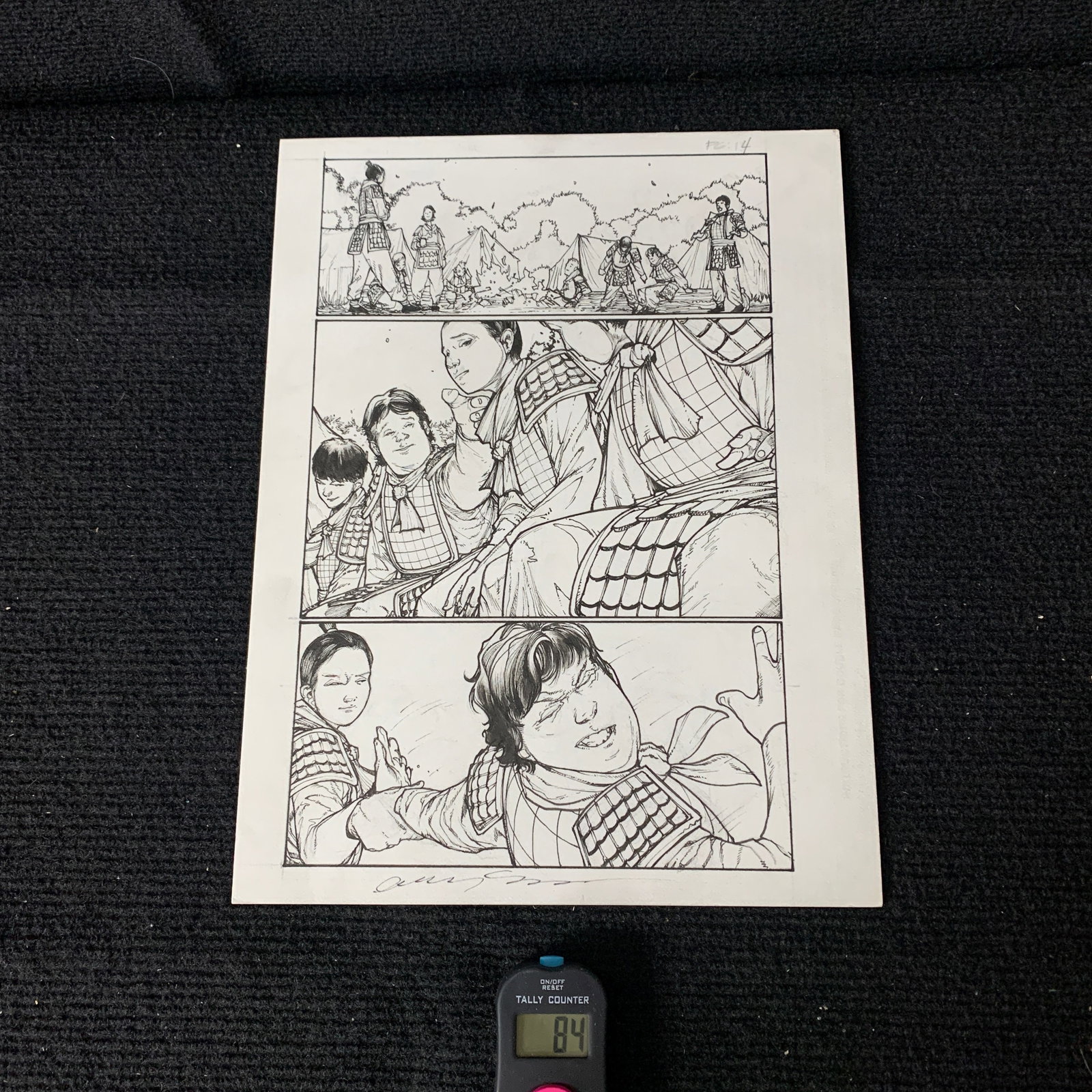 Mulan Original Comic Art By Alex Sanchez Page 14: We are a veteran owned company. Please look at the pictures carefully to determine what you believe the condition of collecitible is. We are currently accepting consignments. Email us a aeronhouse1994
