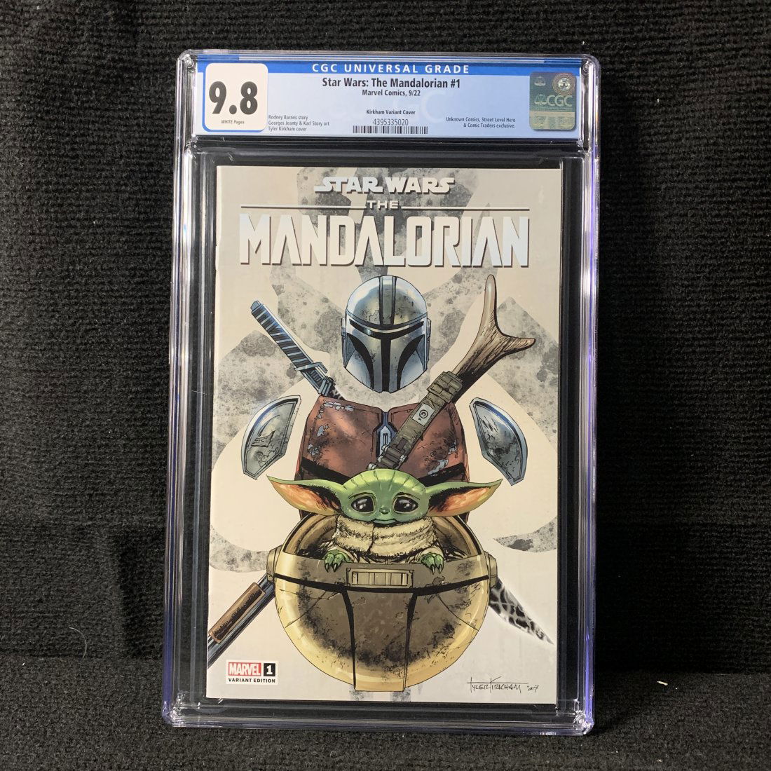 Star Wars Mandalorian 1 Kirkham Variant CGC 9.8 (1 of 1)