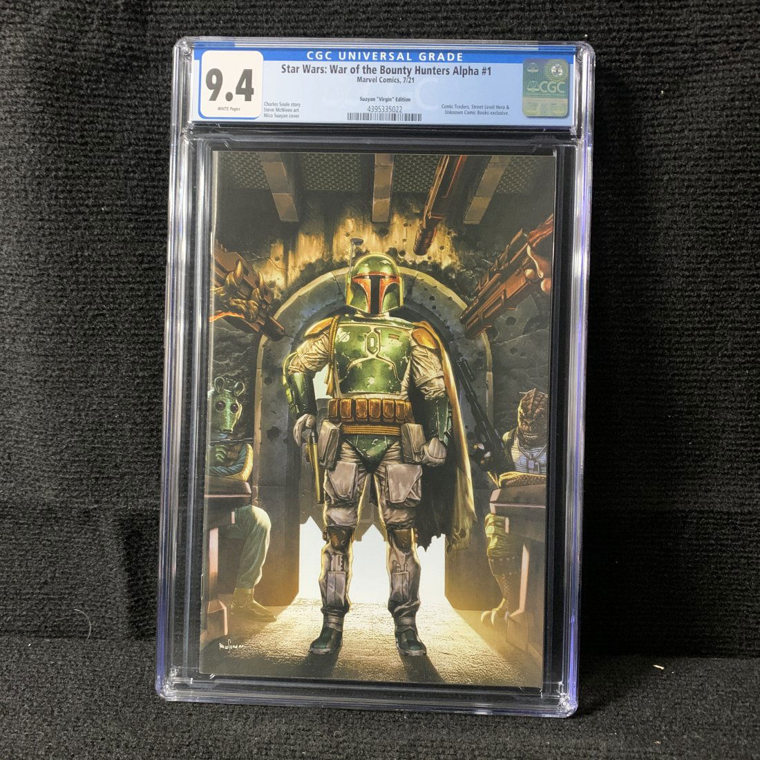 Star Wars War of the Bounty Hunters 1 Suayan Virgin Variant CGC 9.4 (1 of 1)