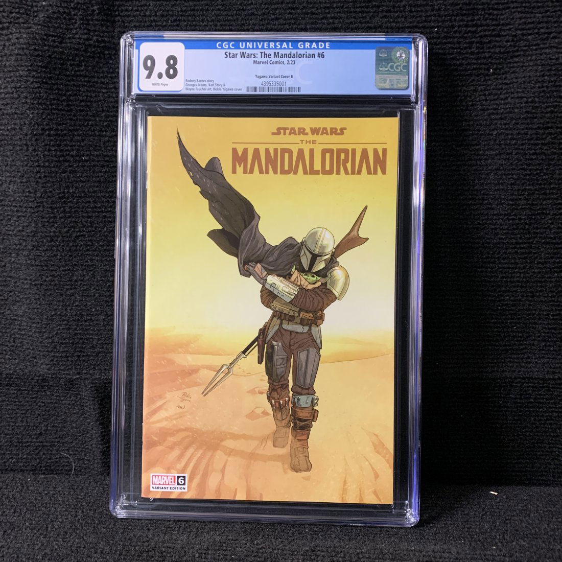 Star Wars Mandalorian 6 Yagawa Variant CGC 9.8 (1 of 1)
