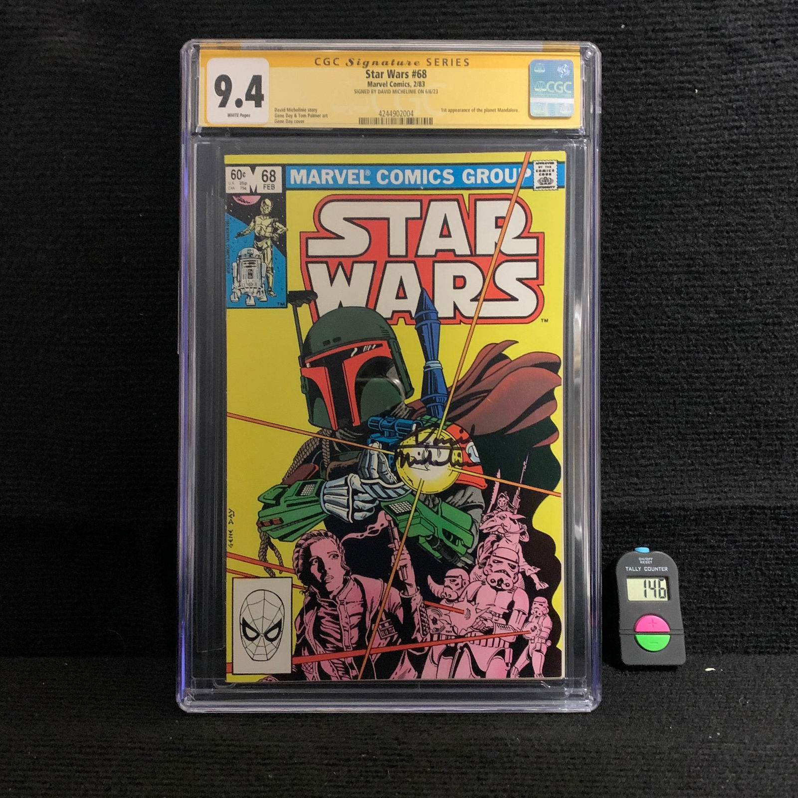 Star Wars 68 CGC SS 9.4 Signed David Michelin (1 of 3)