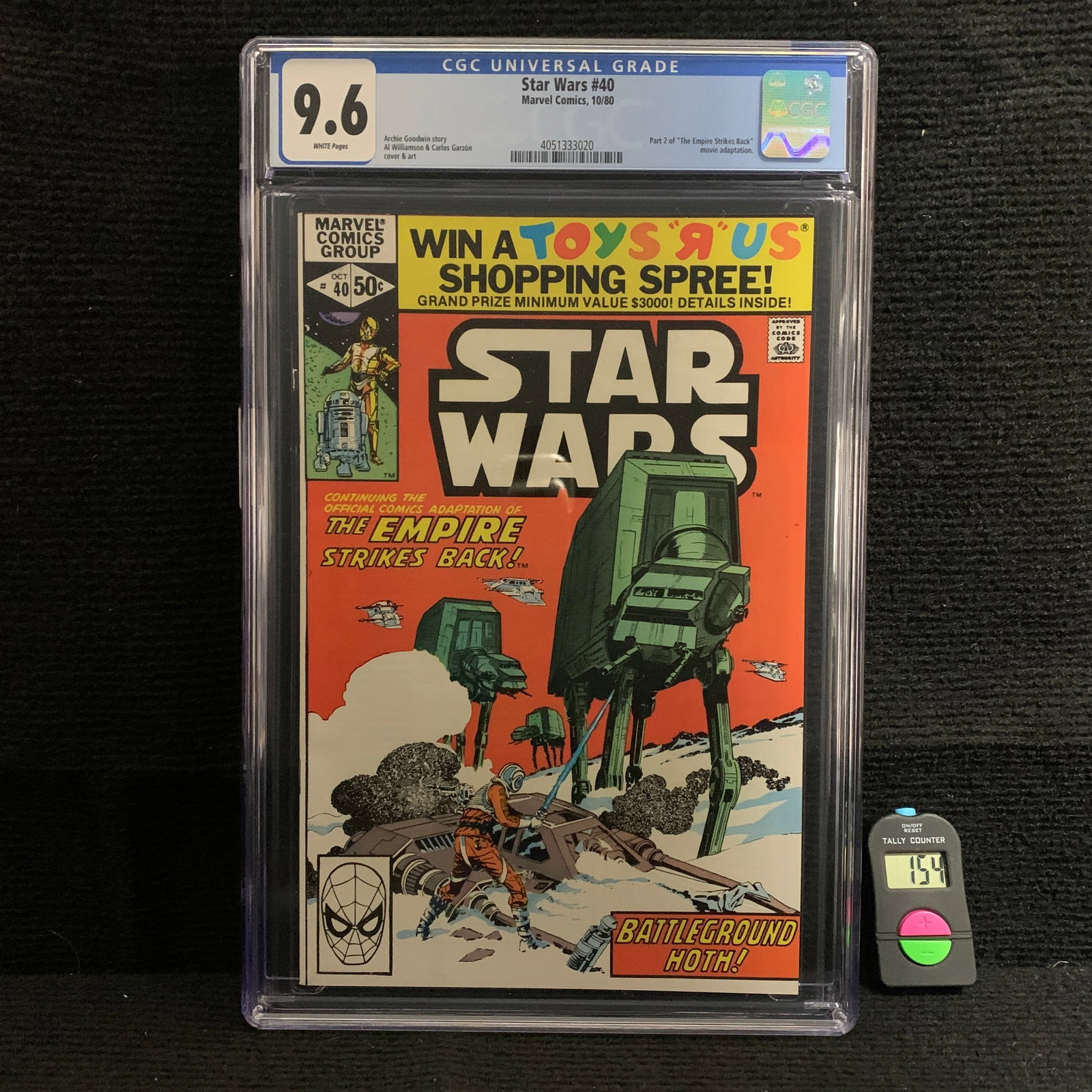 CGC 9.6 Star Wars 40, Empire Strikes Back Movie Adaptation (1 of 1)