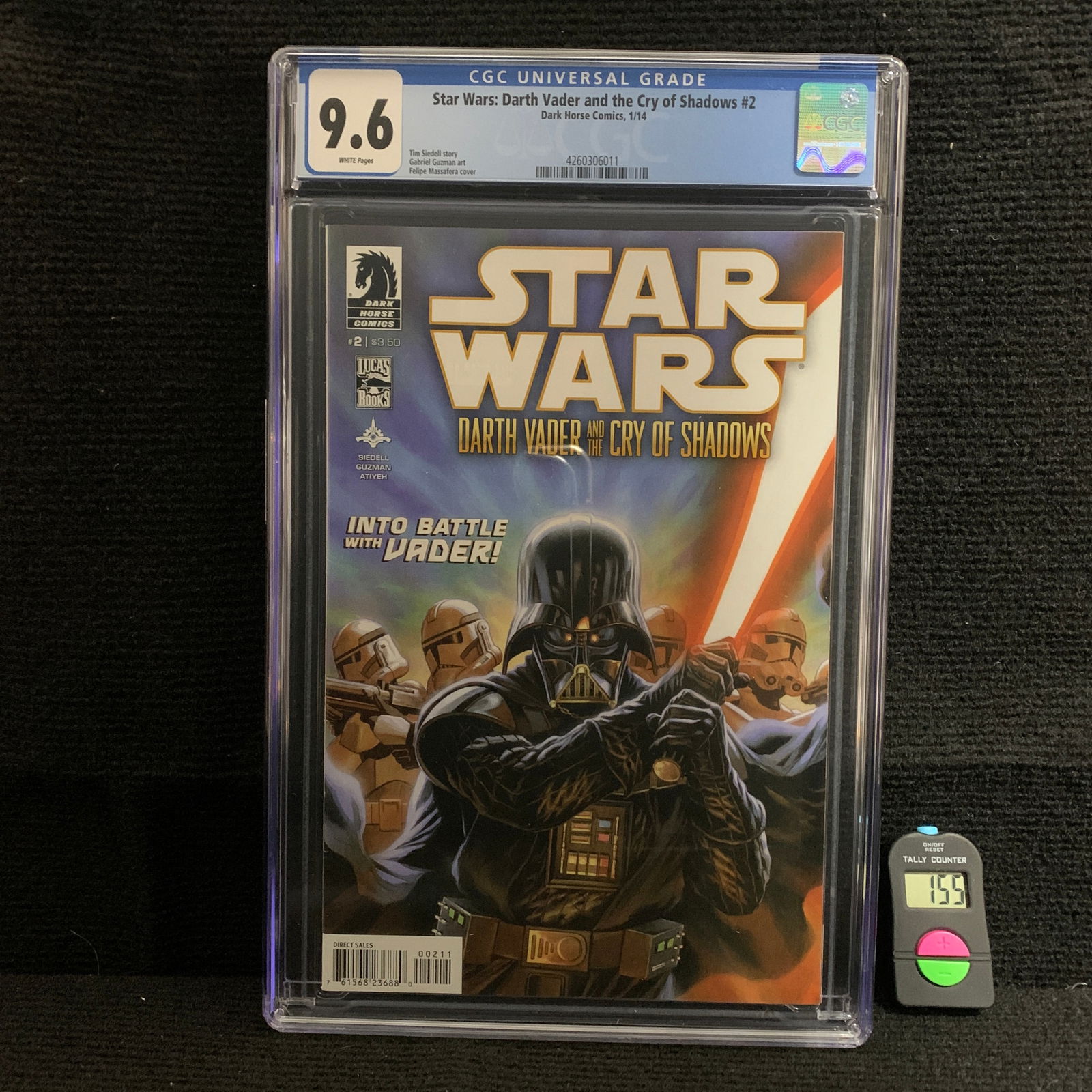 CGC 9.6 Darth Vader Cry of Shadows #2 (1 of 1)