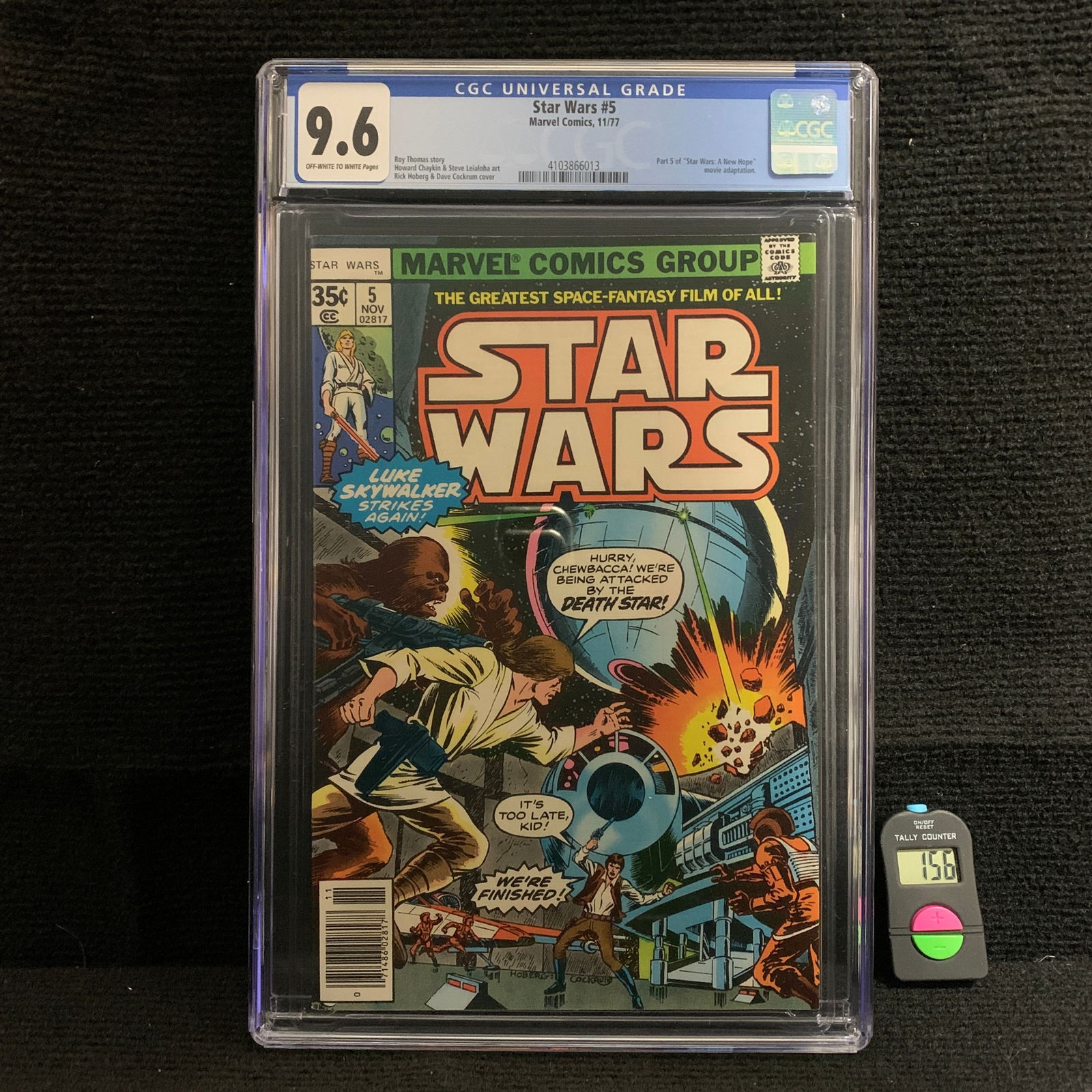 CGC 9.6 Star Wars #5, New Hope Movie Adaptation (1 of 1)