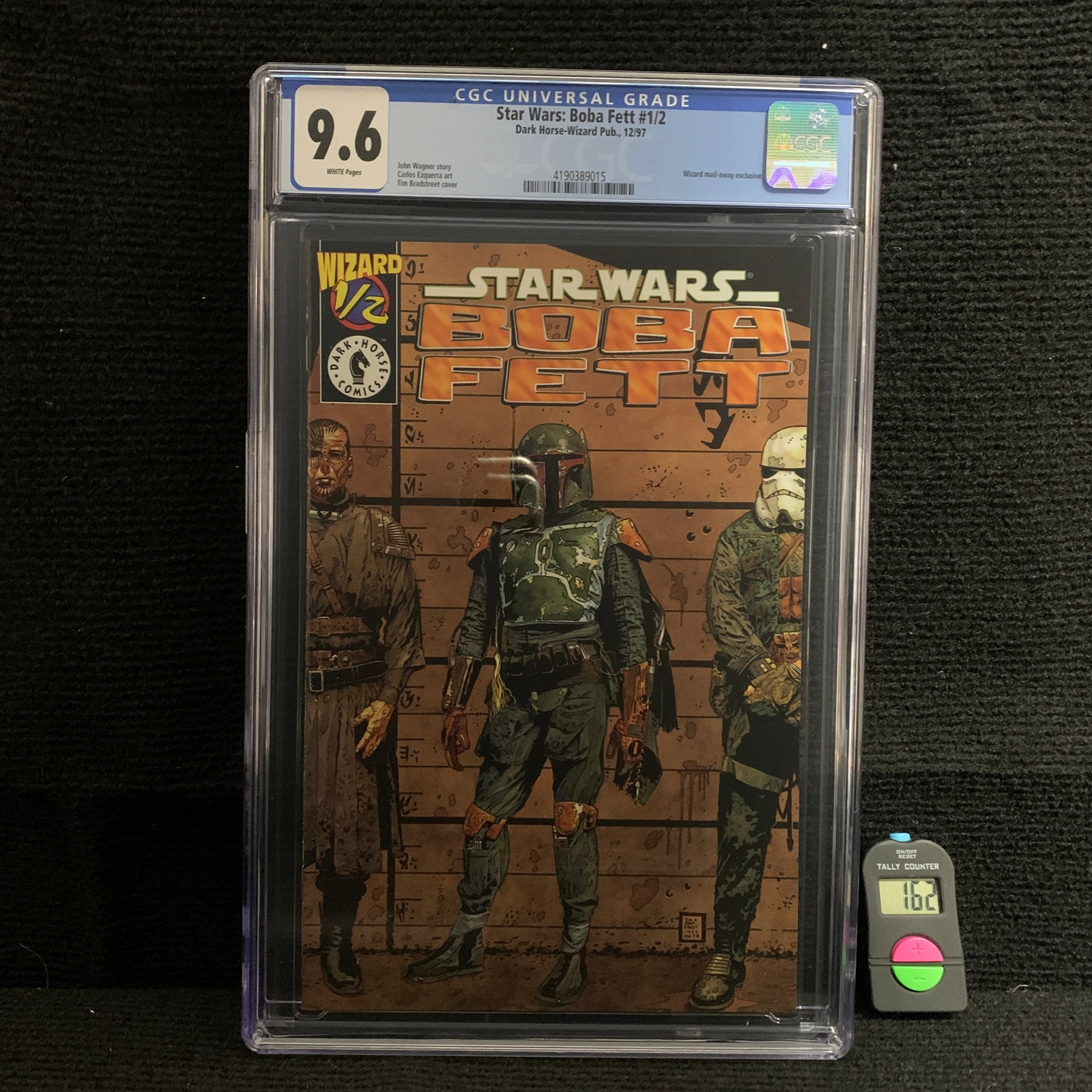 CGC 9.6 Boba Fett #1/2, Mail Away Exclusive: We are a veteran owned company. Please look at the pictures carefully to determine what you believe the condition of collecitible is. We are currently accepting consignments. Email us a aeronhouse1994
