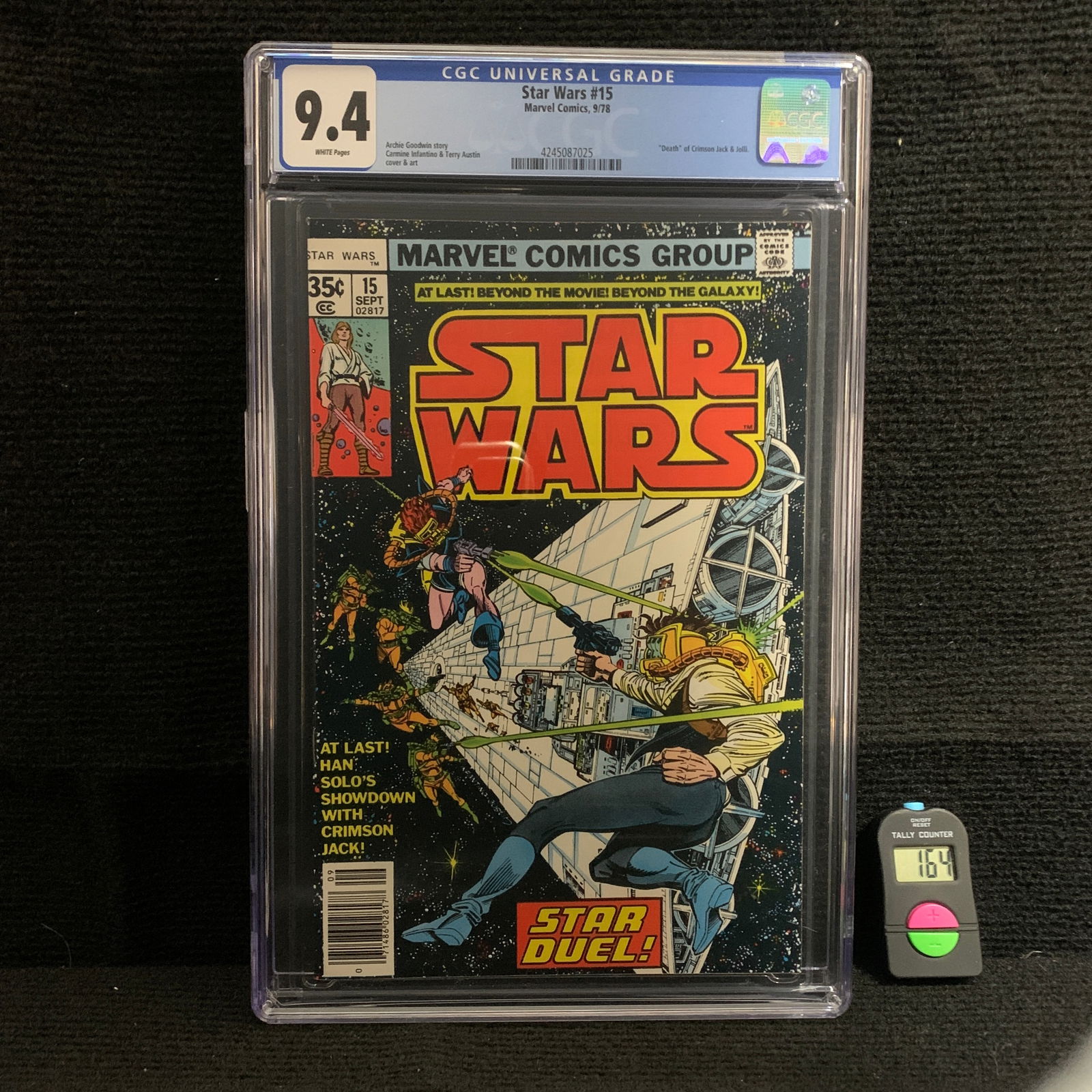 CGC 9.4 Star Wars #15 (1 of 1)