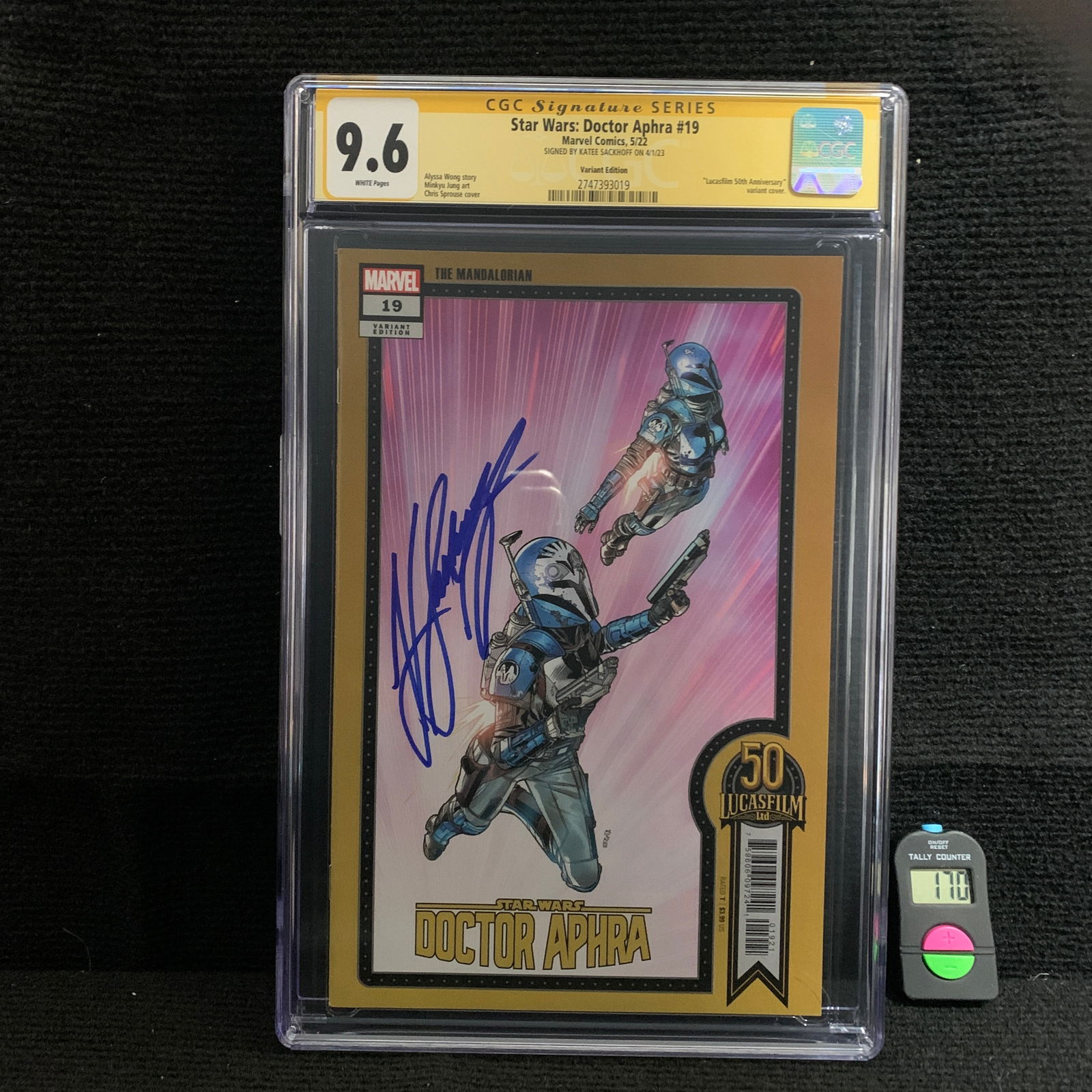 CGC 9.6 Doctor Aphra 19, Katee Sackhoff Sig (1 of 3)