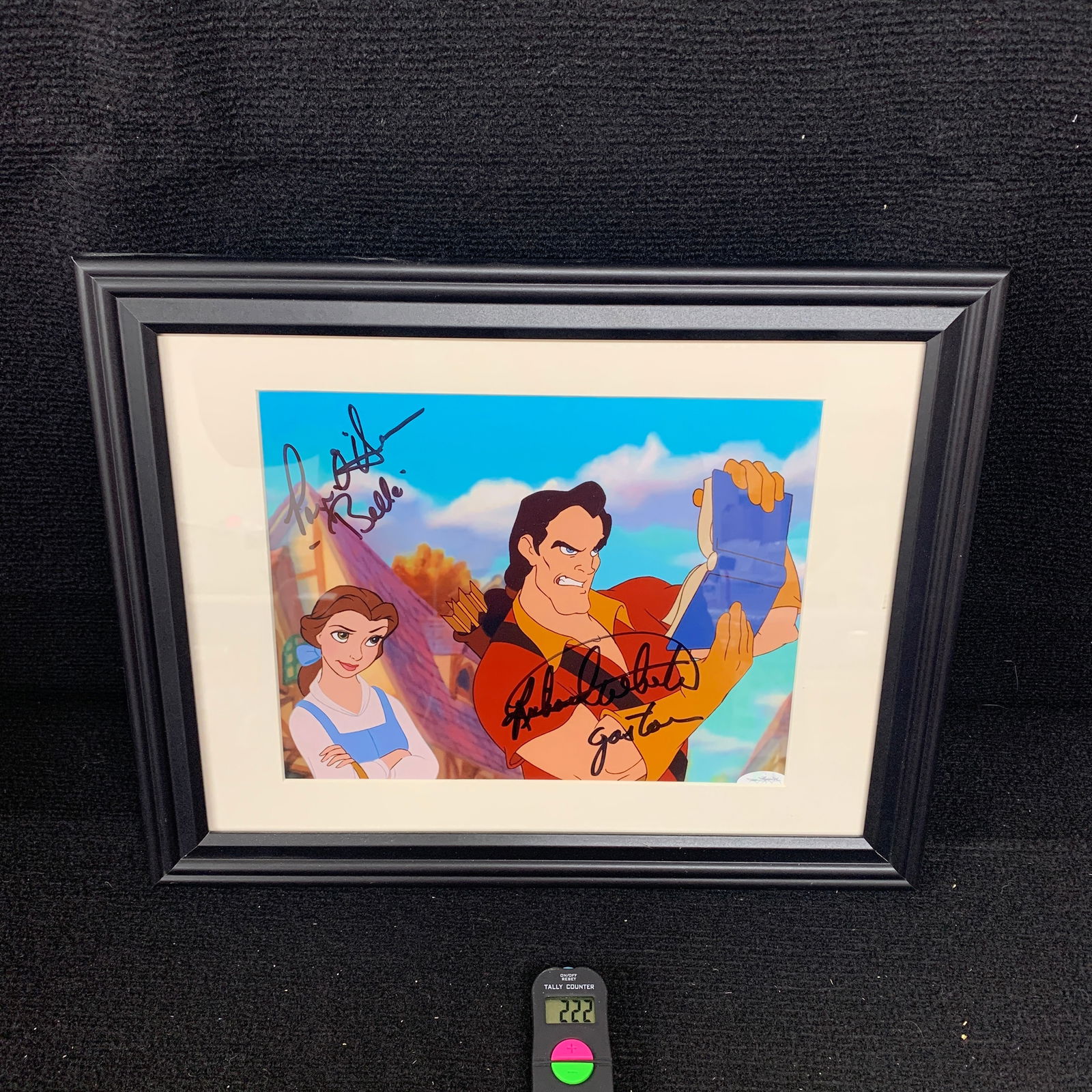 Beauty & the Beast JSA COA Signed & Inscribed Paige O'Hara & Richard White Gaston Belle (1 of 4)