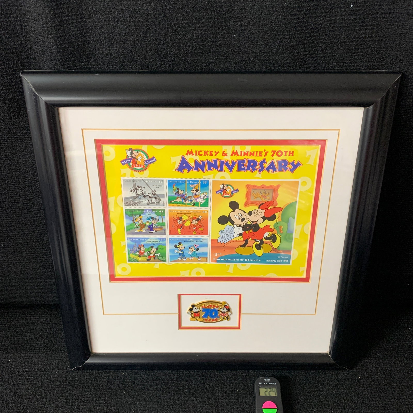 Mickey & Minnie Frames 70th Ann Stamps: We are a veteran owned company. Please look at the pictures carefully to determine what you believe the condition of collecitible is. We are currently accepting consignments. Email us a aeronhouse1994