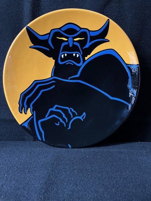 Chernabog 18" Charger Bowl Hand Painted & Signed by Brenda White #1/15 Rare! (1 of 7)