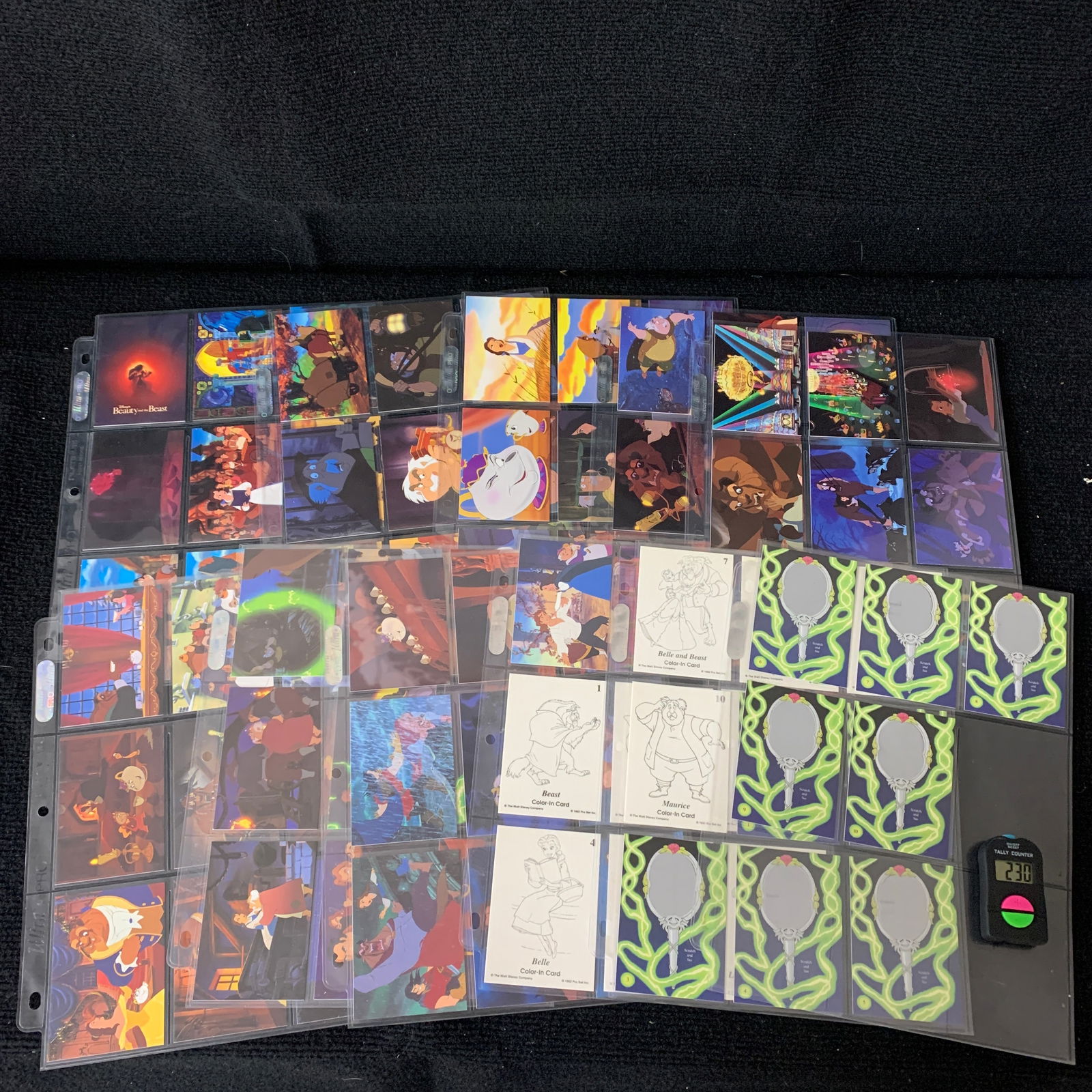 Beauty and the Beast Trading Cards Complete Set (1 of 5)