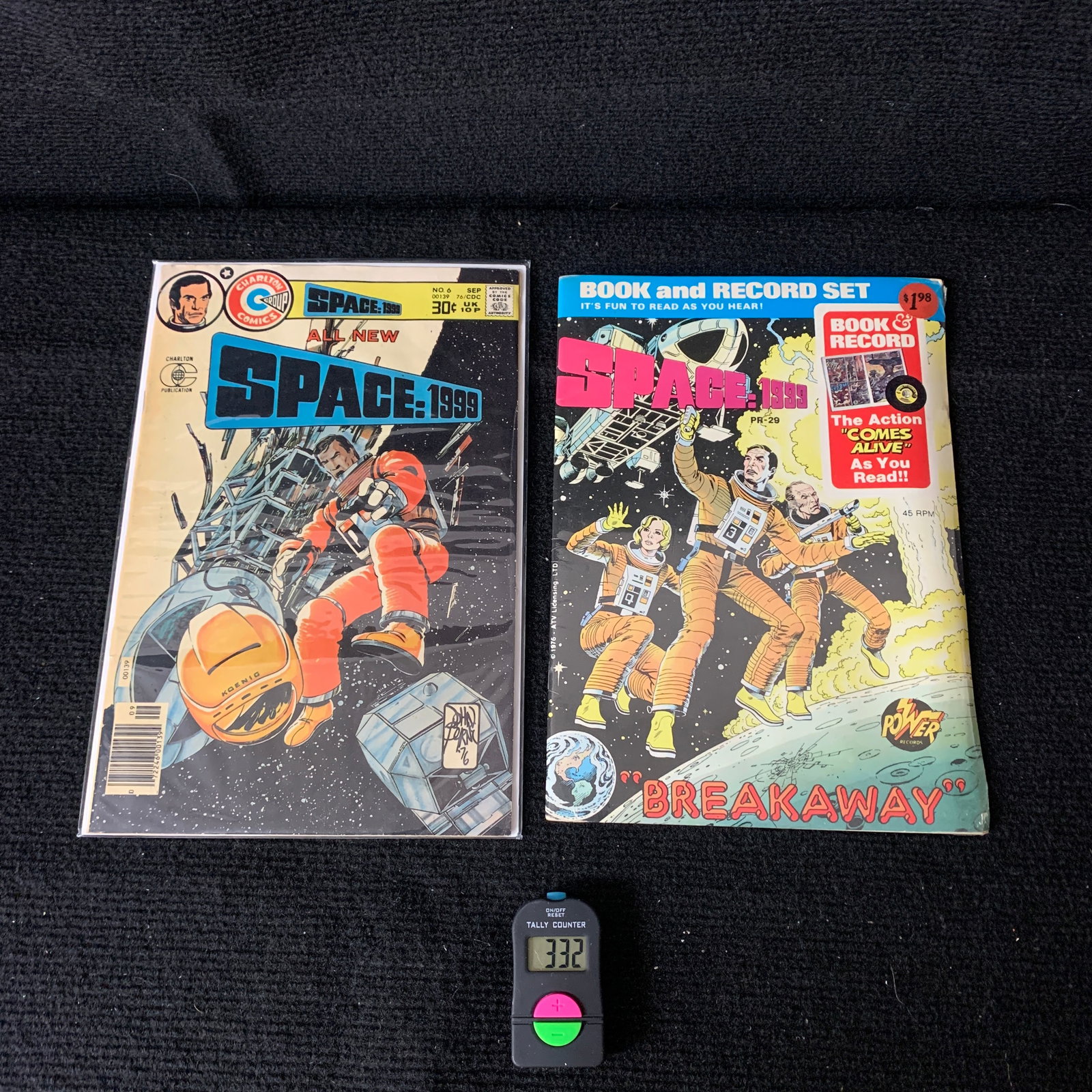 Space 1999 #6, & Sealed Book/ Record Set (1 of 3)