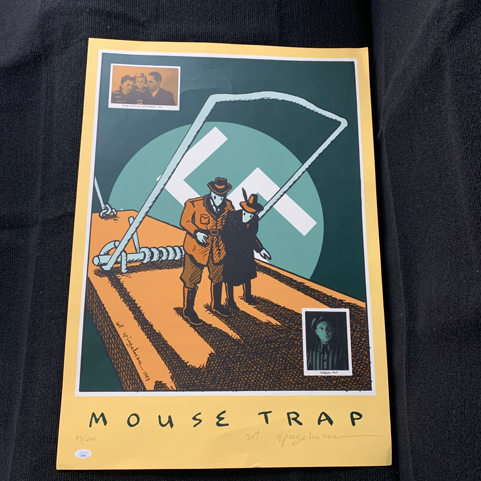 Art Spiegelman Signed LE Mouse Trap w/JSA (1 of 3)
