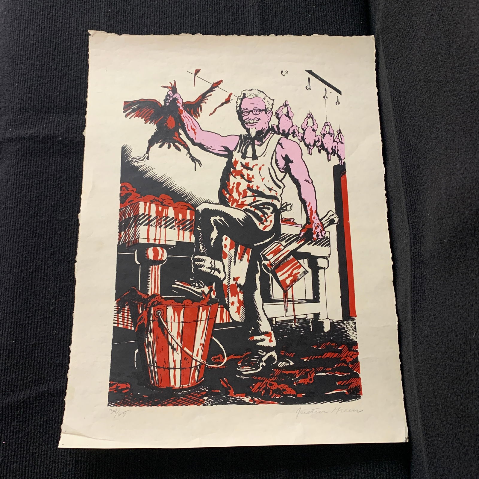 Justin Green Signed Art Print, LE 34/65 (1 of 3)