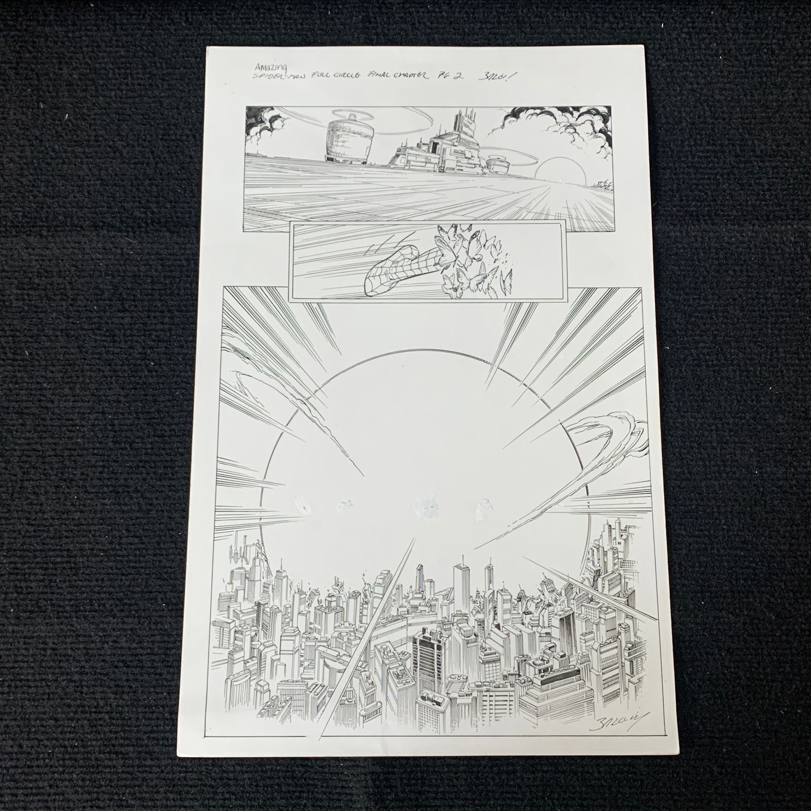 Amazing Spider-Man Original Splash, Bagley (1 of 5)