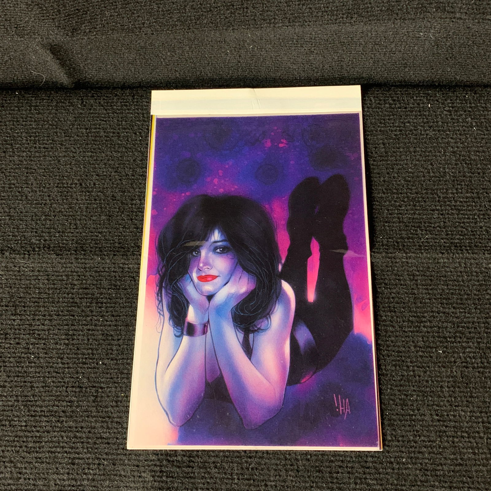 Adam Huges Death #1 Four Color Art Proof RARE (1 of 6)