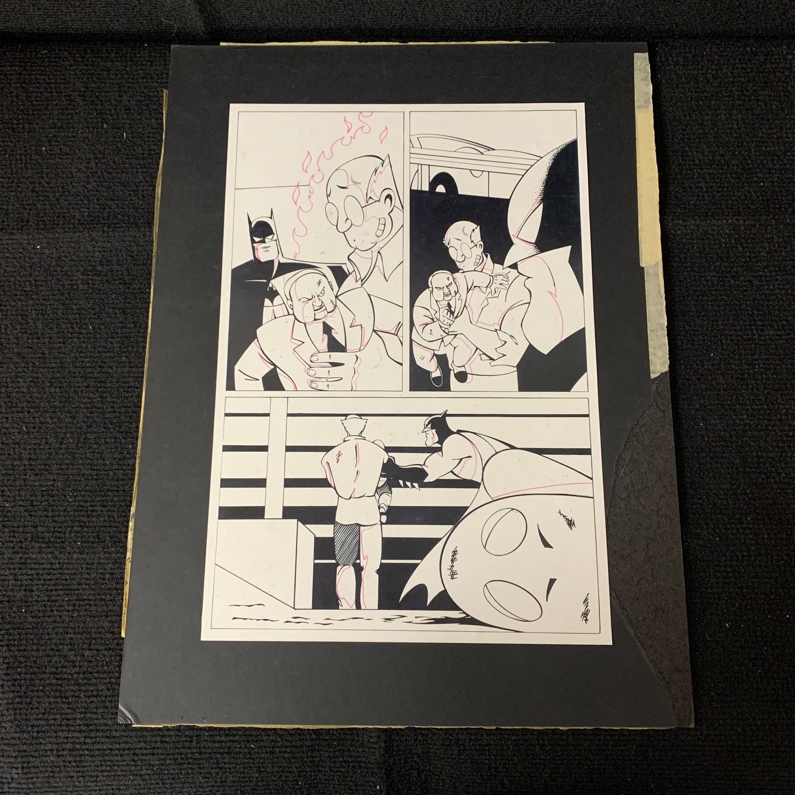 Batman Comic Art Proof Page (1 of 3)