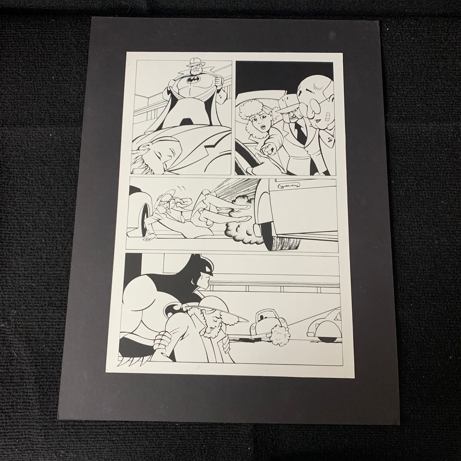 Batman Comic Art Proof Page (1 of 3)