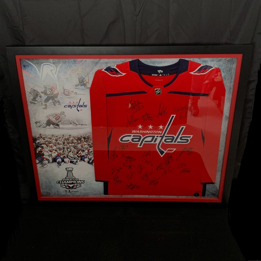 Captials Stanley Cup Champs Team Signed Jersey w/COA (1 of 9)