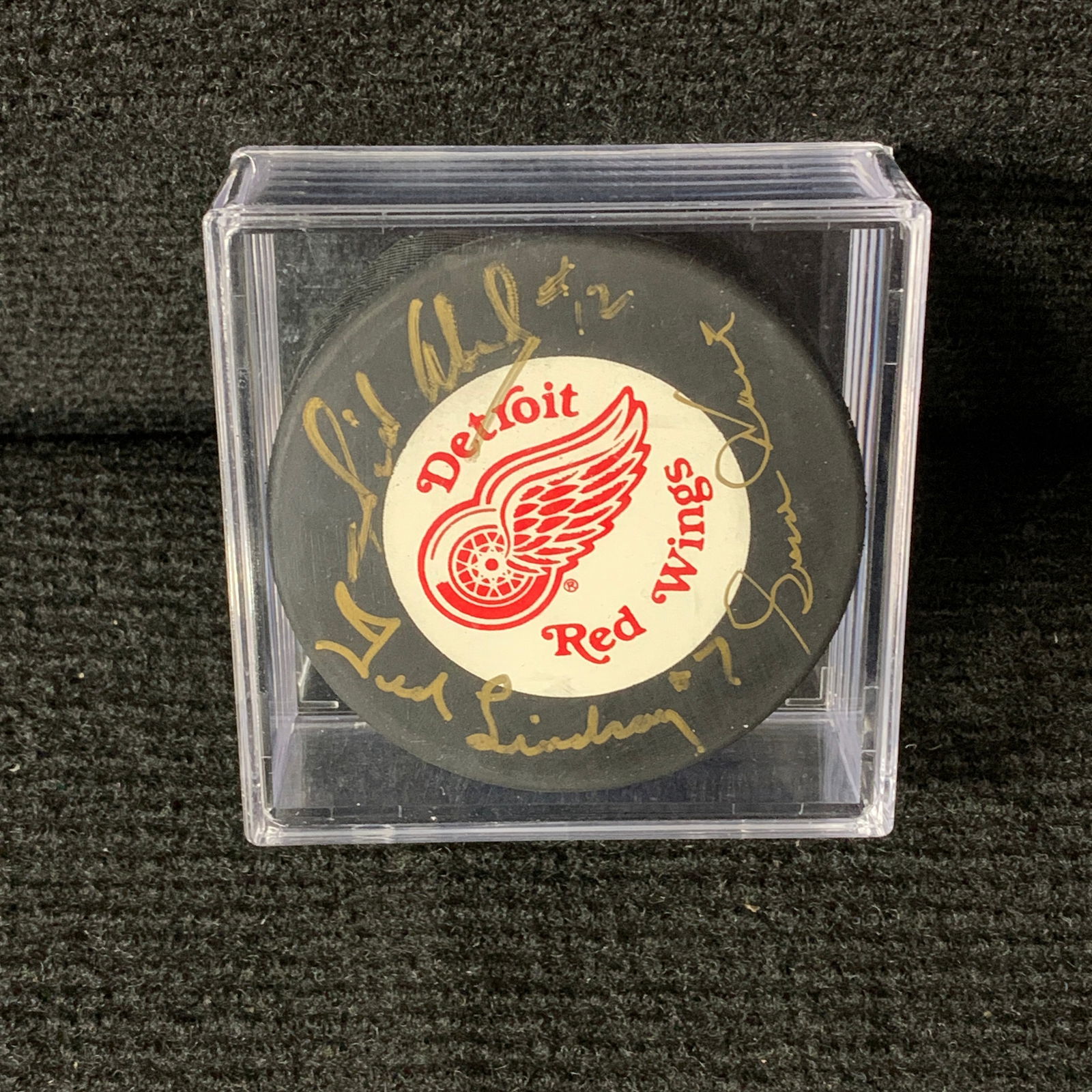 Triple Signed Hockey Puck JSA/COA w/ HOFs (1 of 2)