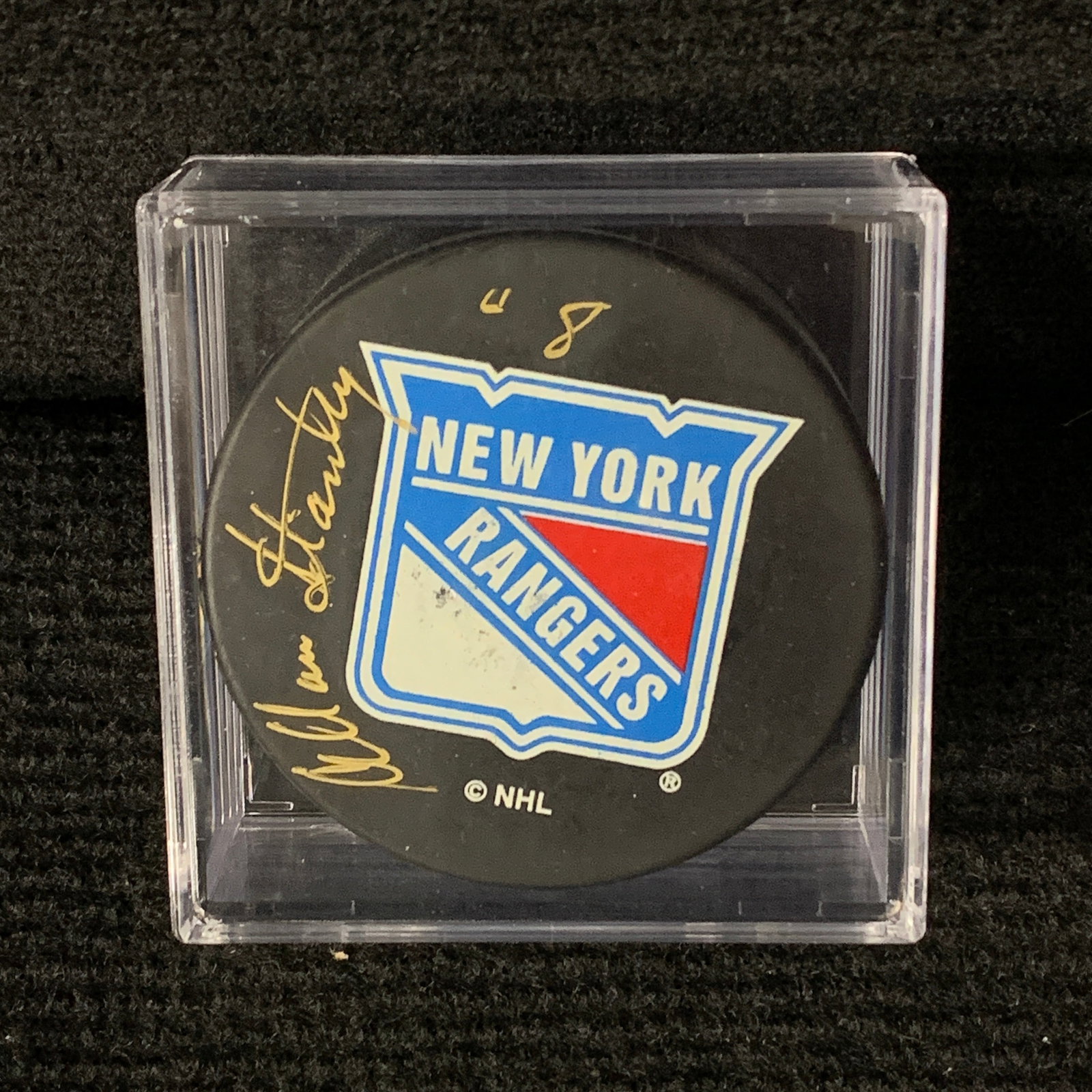 Allen Stanley Signed Hockey Puck JSA COA: New York Rangers Signed Hockey Puck. Signed by Allen Stanley. Includes COA from JSA. We are a veteran owned company. Please look at the pictures carefully to determine what you believe the condition o