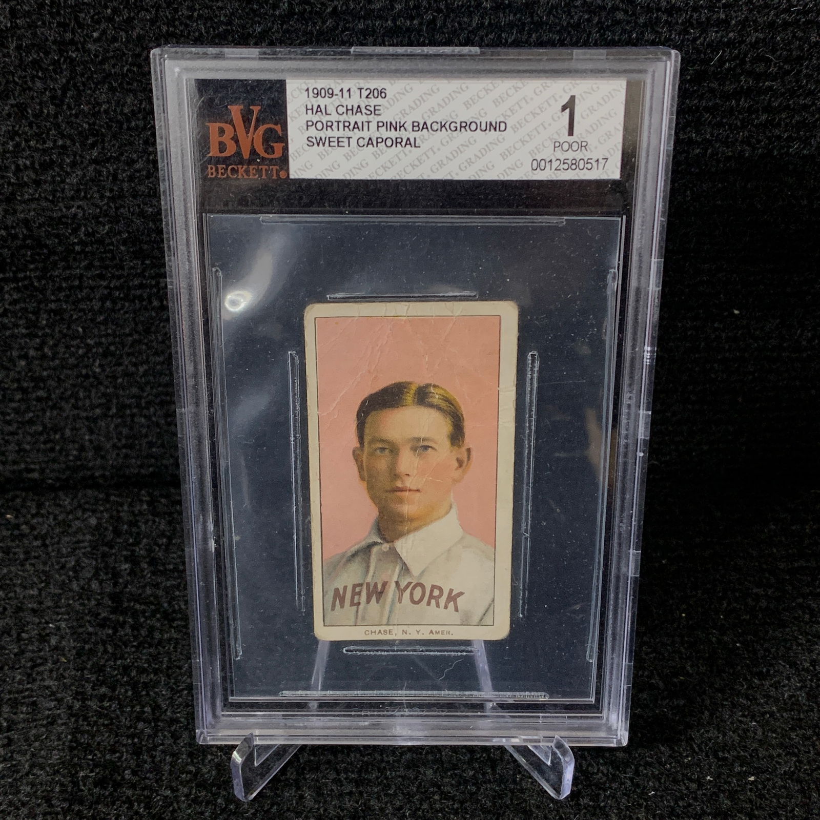 Beckett 1 Hal Chase Sweet Caporal T206 (1 of 2)