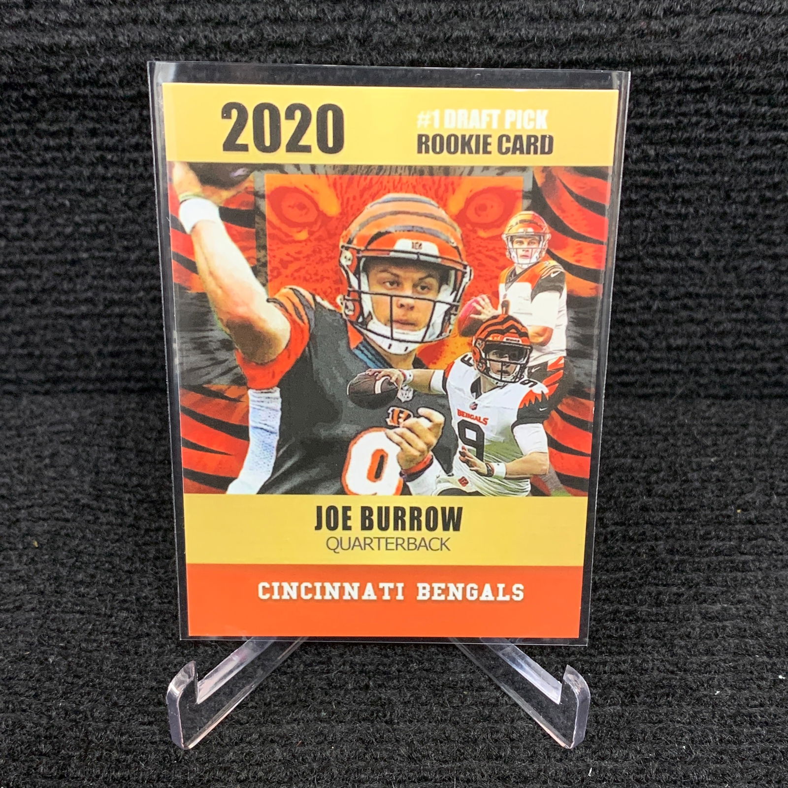 Gold Platinum Joe Burrow Rookie Card (1 of 2)
