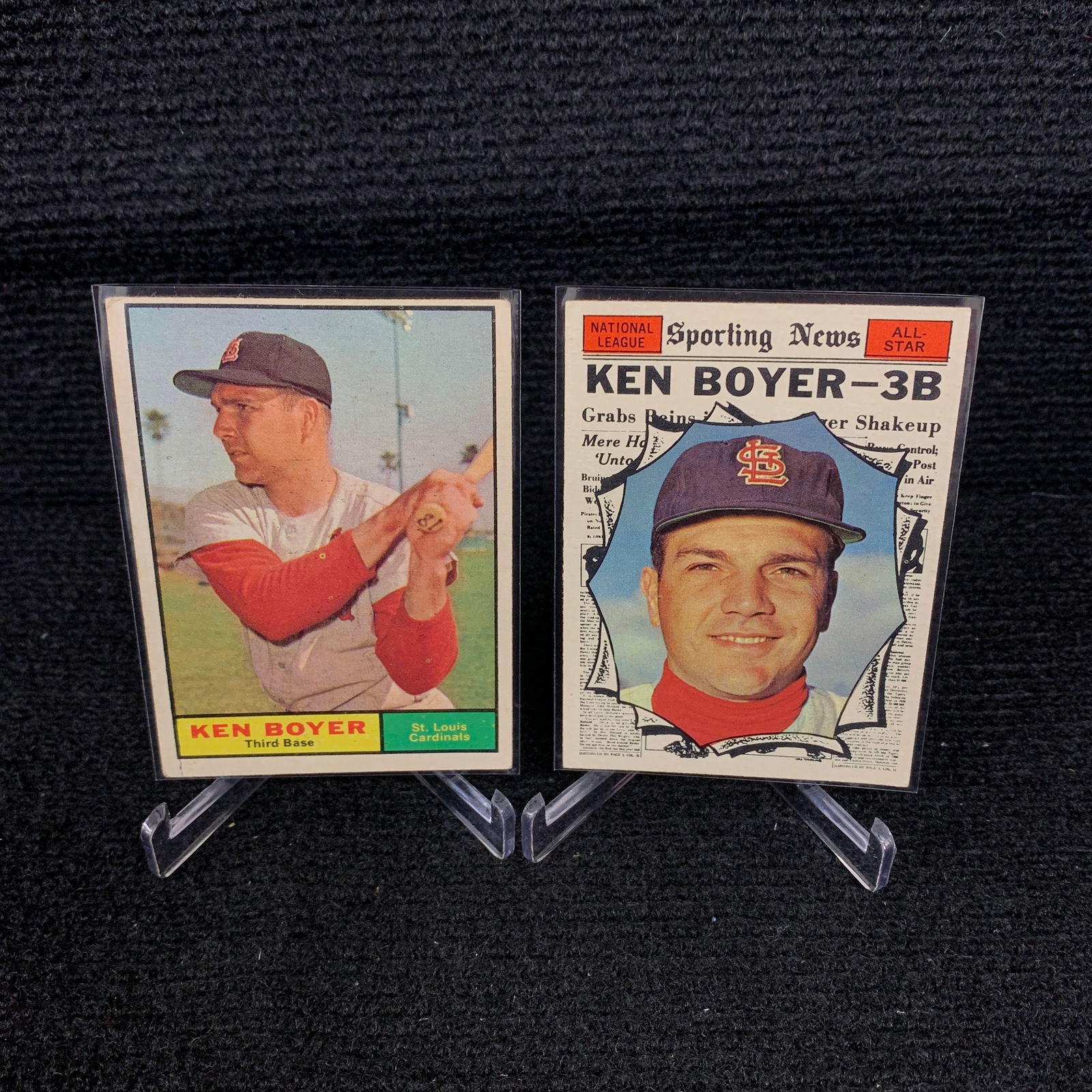 1961 Topps Ken Boyer Baseball Card (1 of 3)