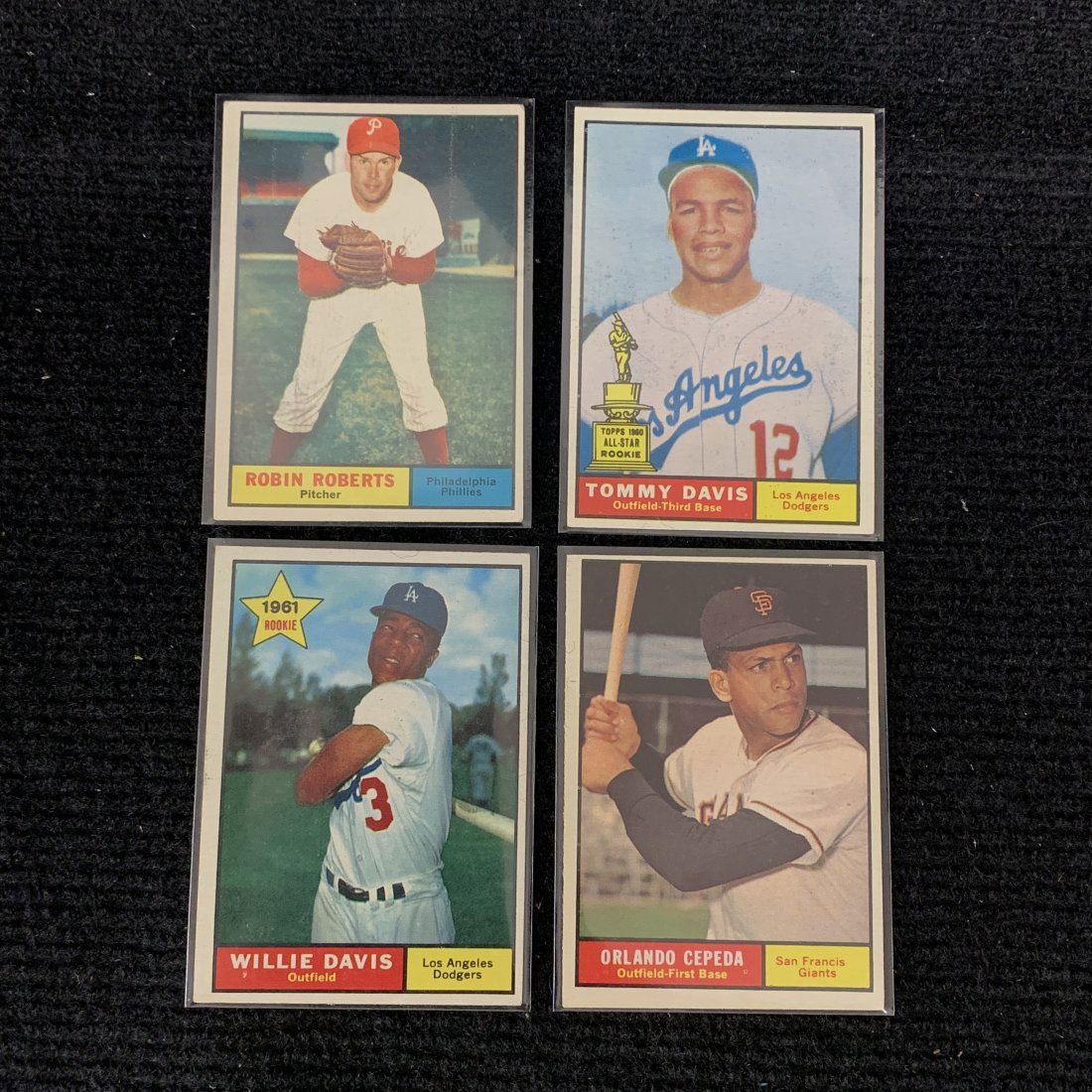 1961 Topps Willie Davis Rookie, ++ (1 of 2)