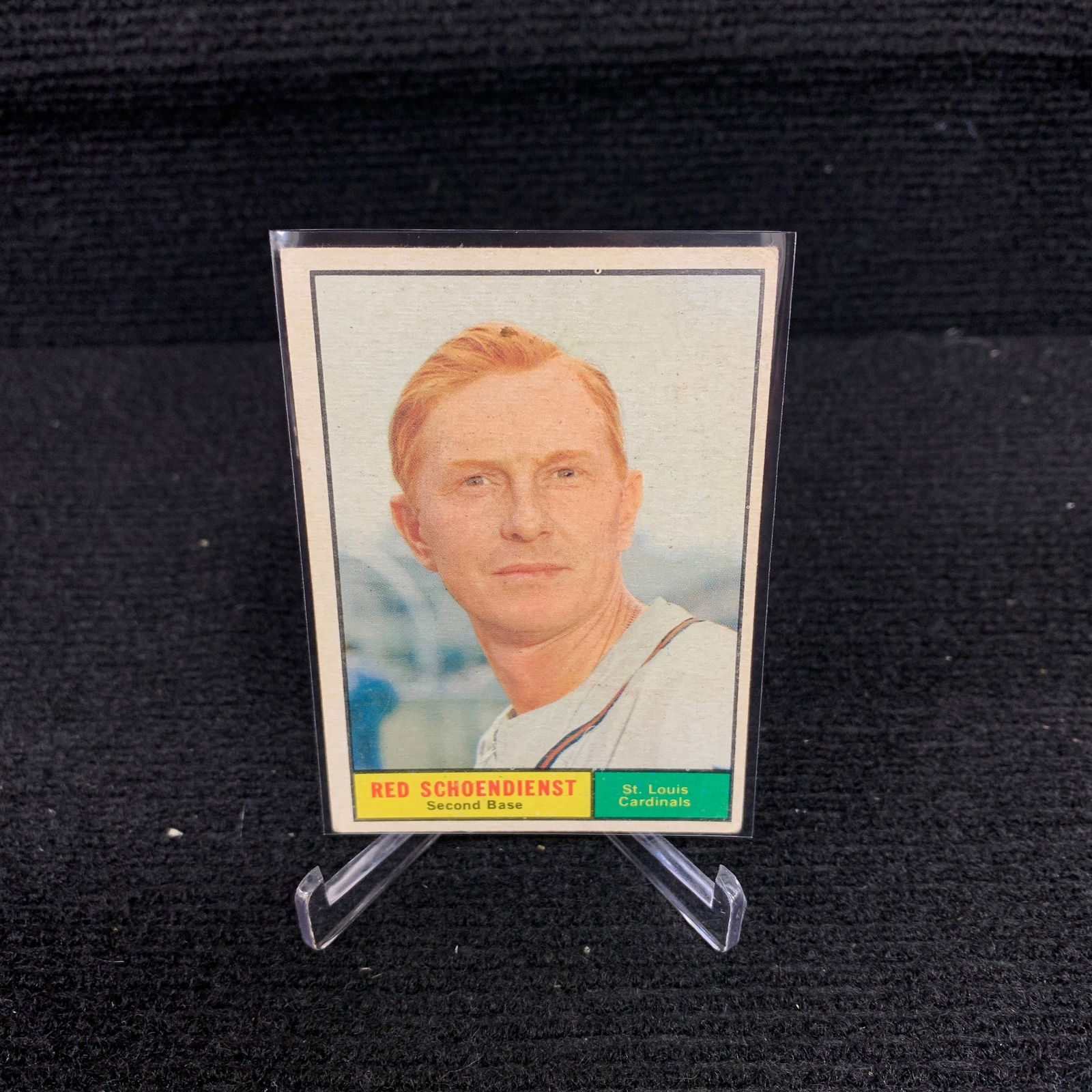 1961 Topps Red Schoendienst (1 of 2)