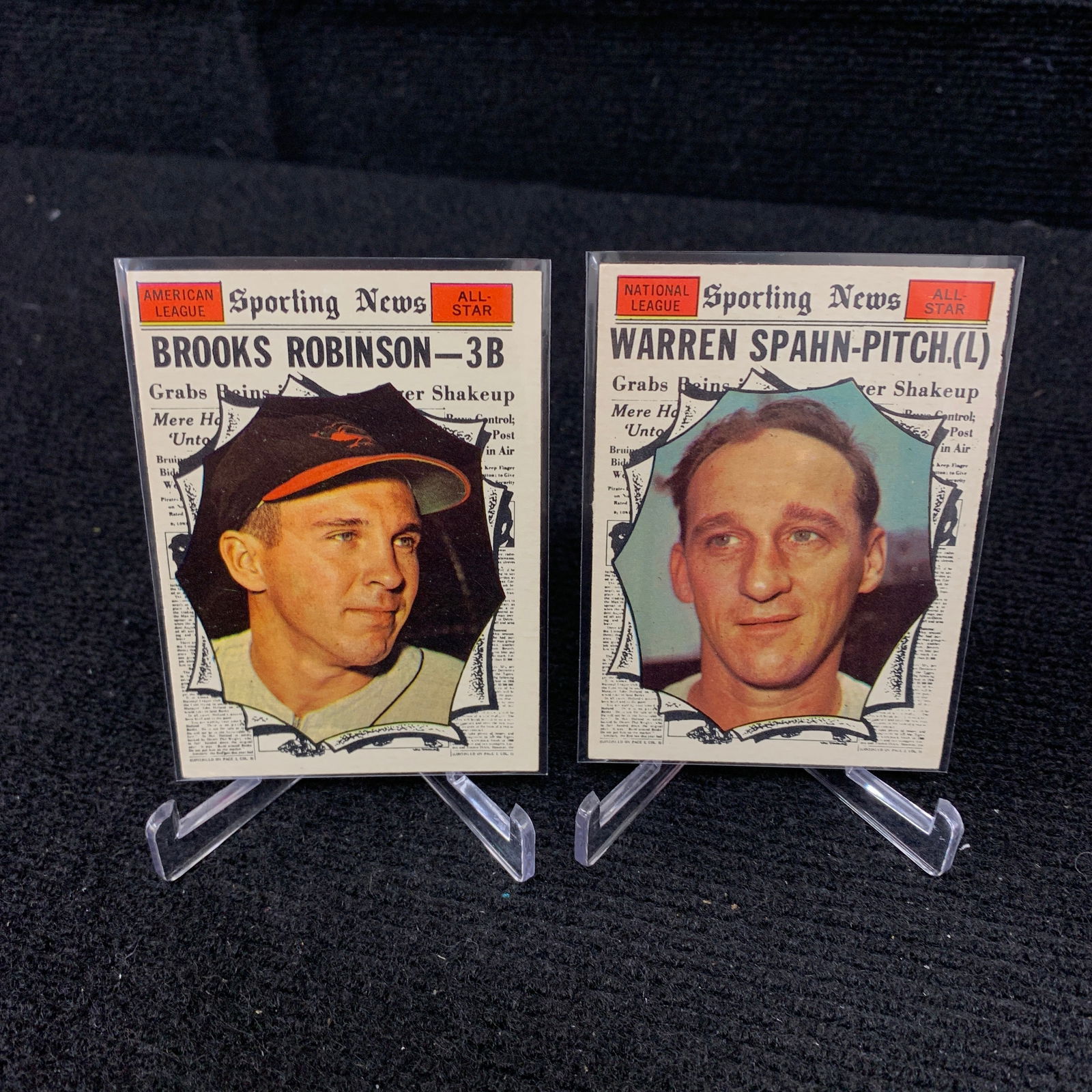 1961 Topps Robinson, Spahn (1 of 3)