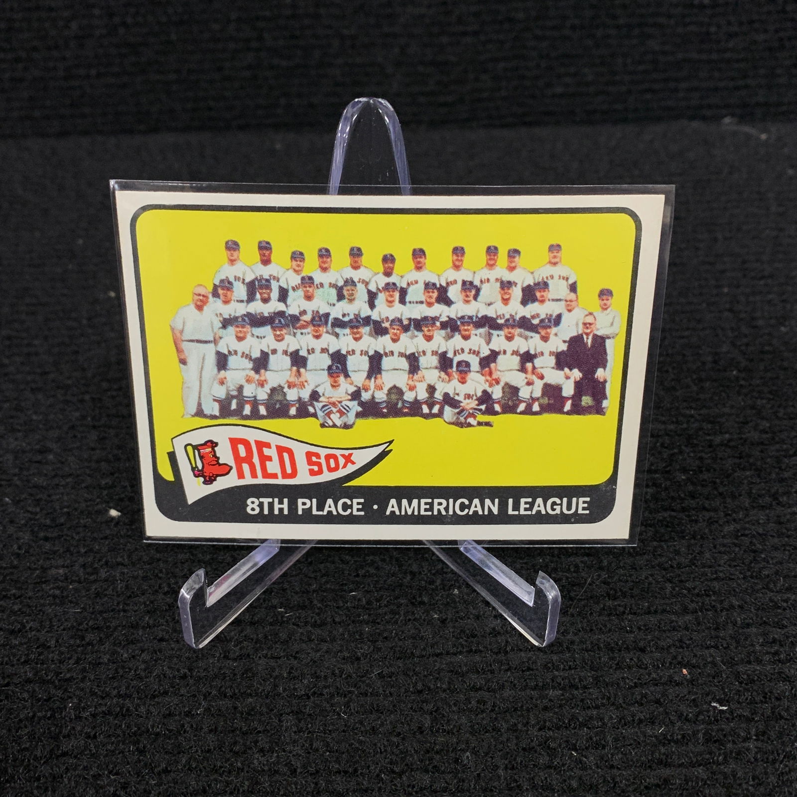 1965 Topps Red Sox Team Card (1 of 2)