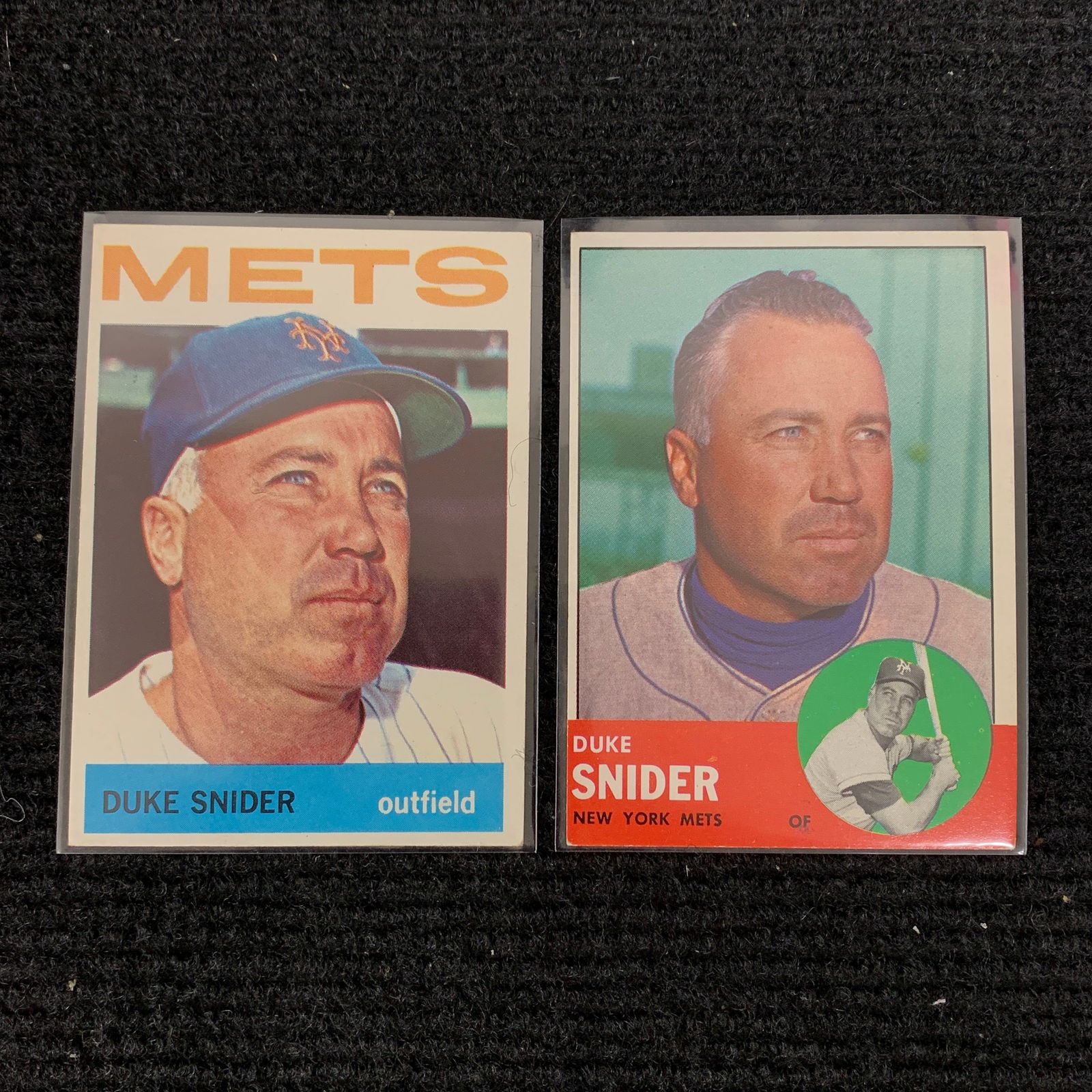 1963 & 64 Topps Duke Snider cards (1 of 2)