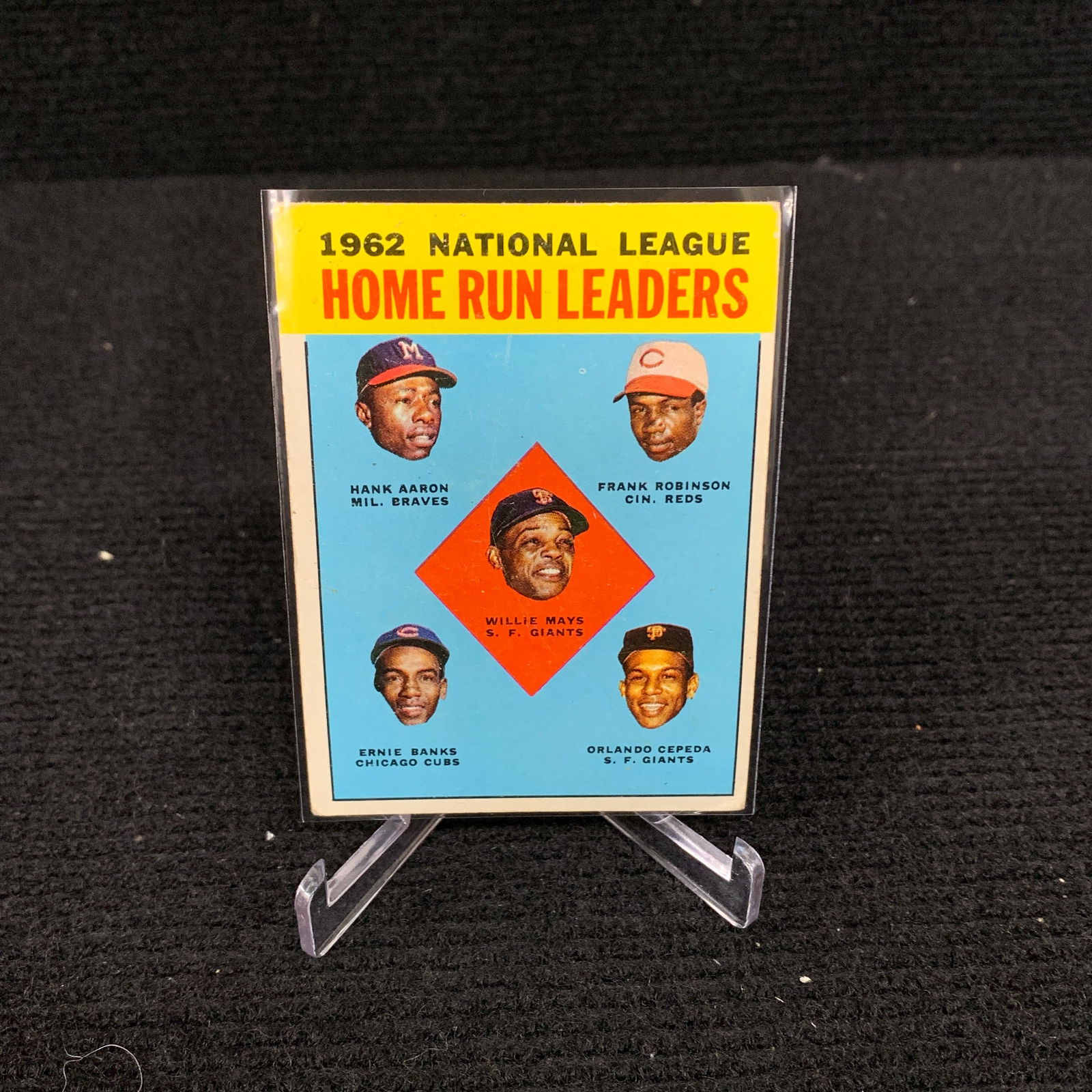 1963 Topps Home Run Leaders (1 of 2)