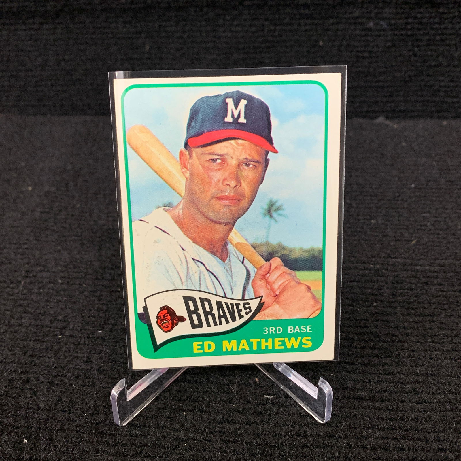 1965 Topps Ed Mathews Scarce HN (1 of 2)