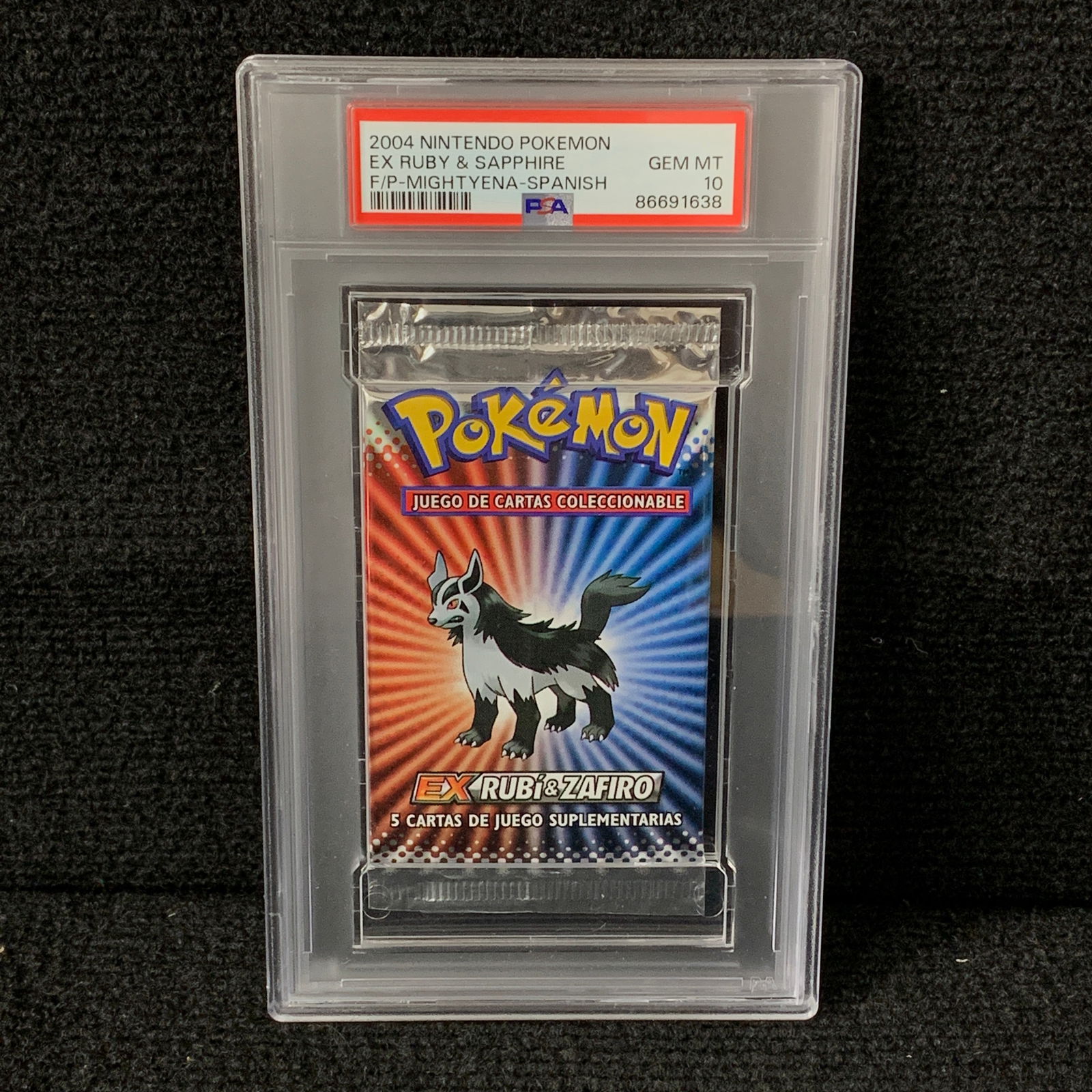 POP 2 PSA 10 Sealed Ruby and Sapphire Pack (1 of 2)