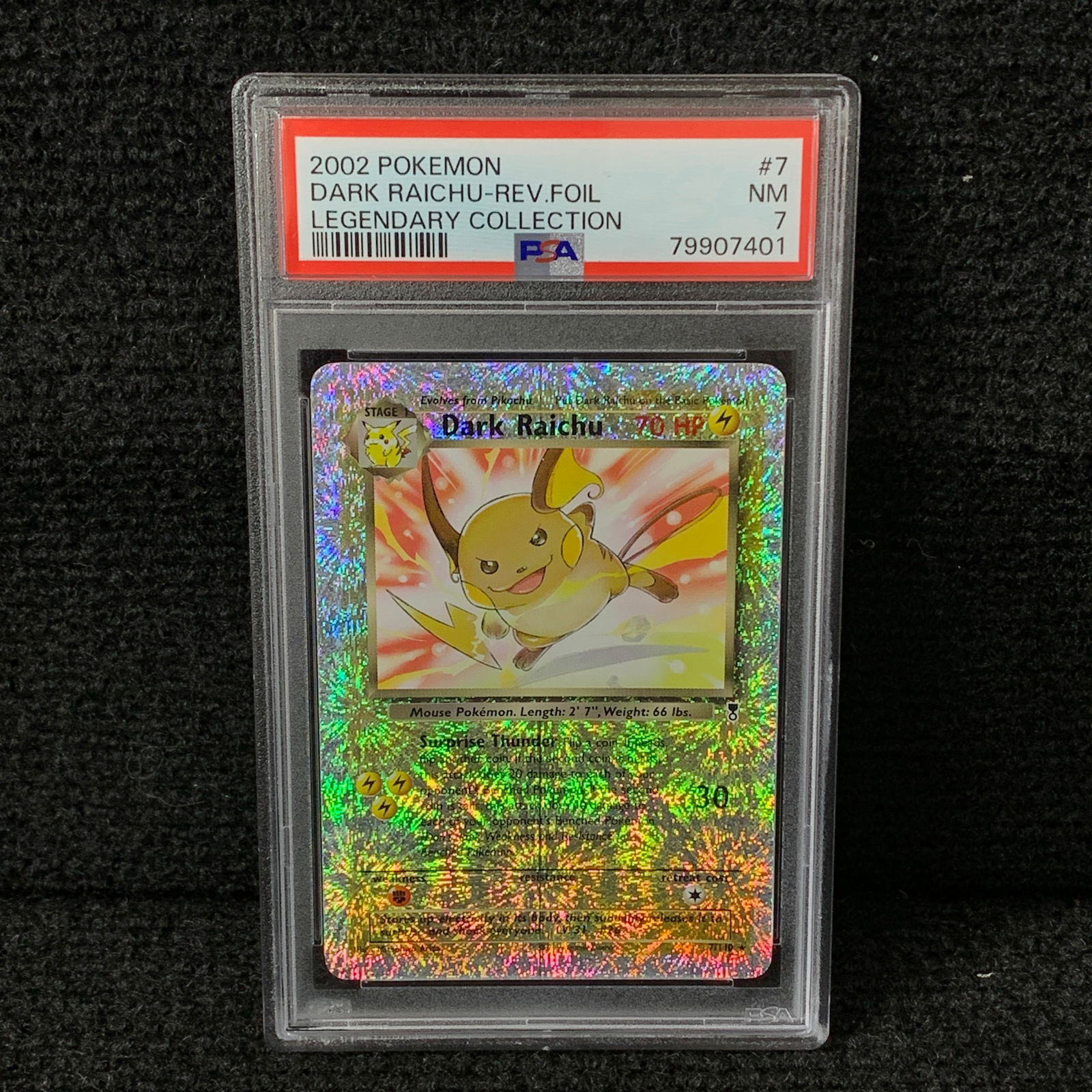 PSA 7 Dark Raichu Rev Holo LC (1 of 2)