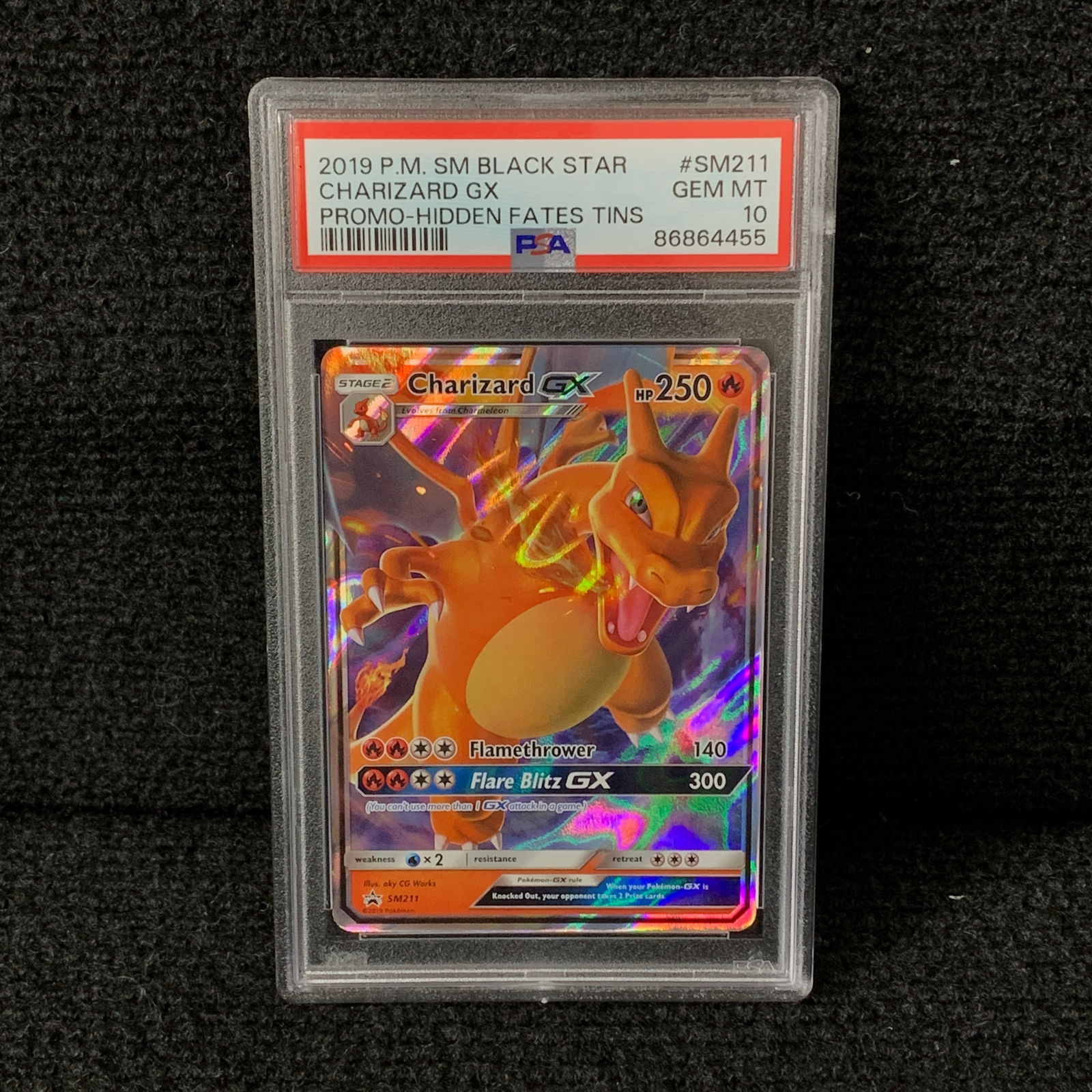 PSA 10 Charizard GX Promo (1 of 2)