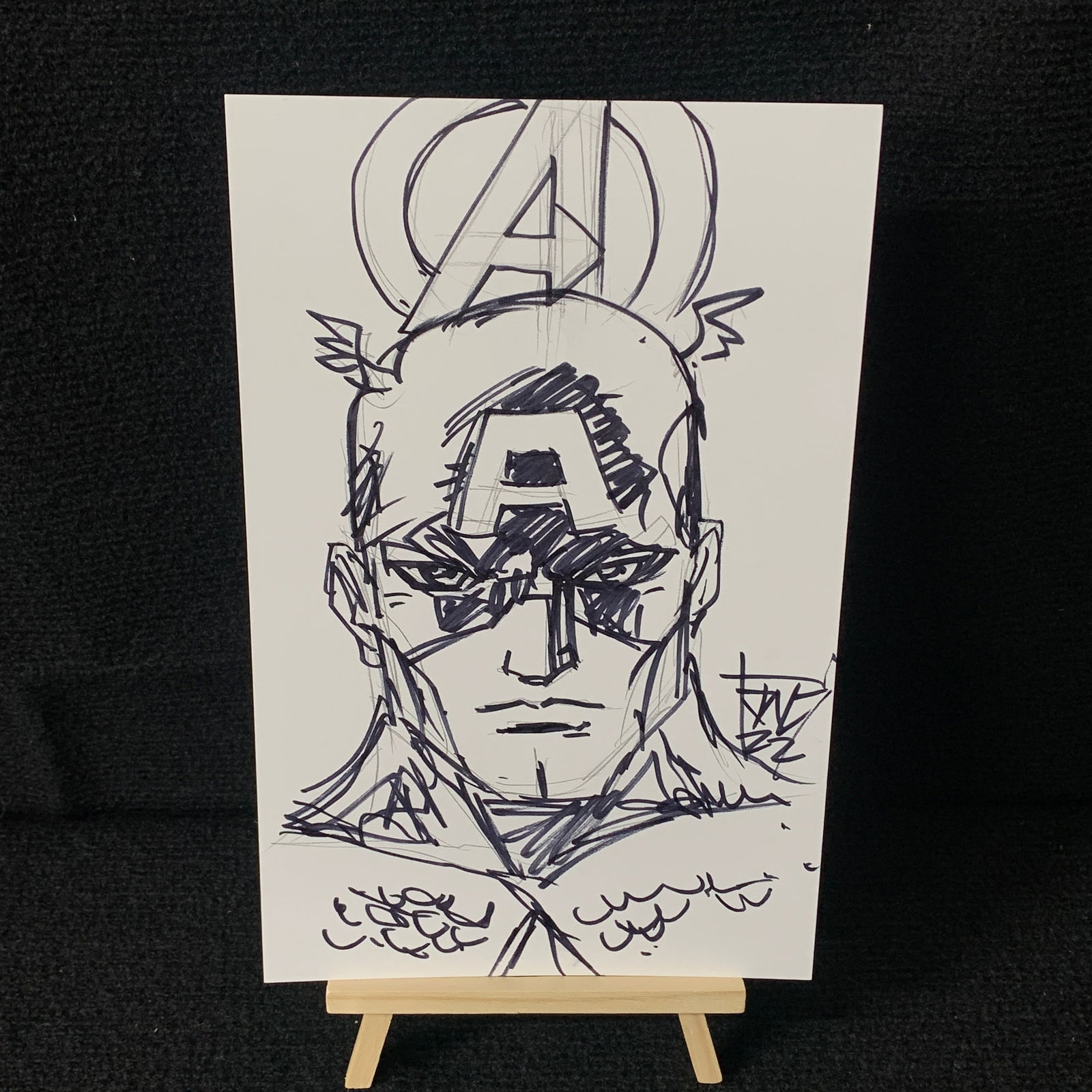 John Watkins-Chow Signed Original Sketch (1 of 3)